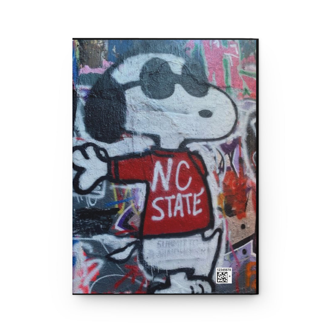 Snoopy NC State Journal, Fun Hardcover Notebook for Students, Gifts for Dog Lovers, Cute Art Journal, School Supplies, Stylish Diary