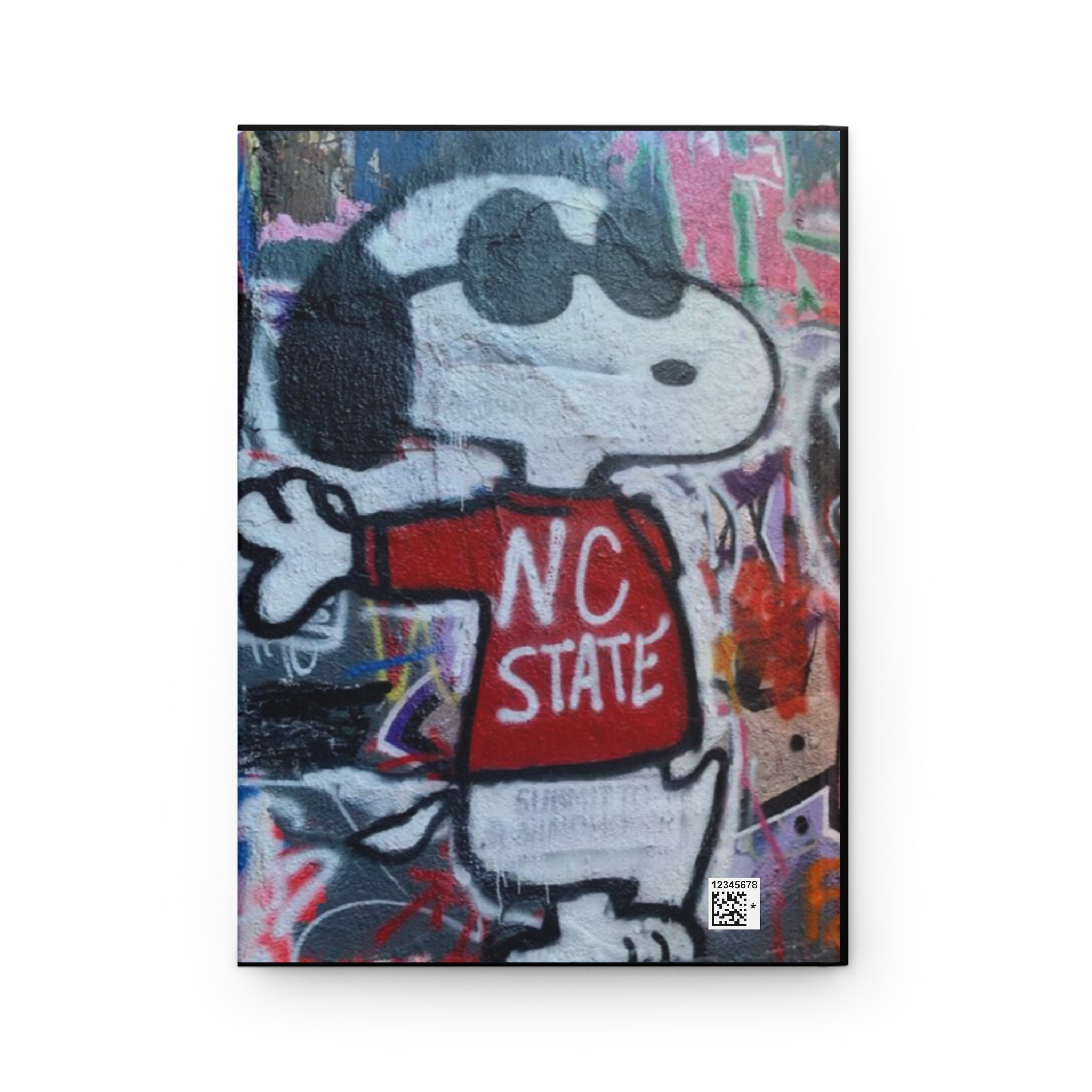 Snoopy NC State Journal, Fun Hardcover Notebook for Students, Gifts for Dog Lovers, Cute Art Journal, School Supplies, Stylish Diary