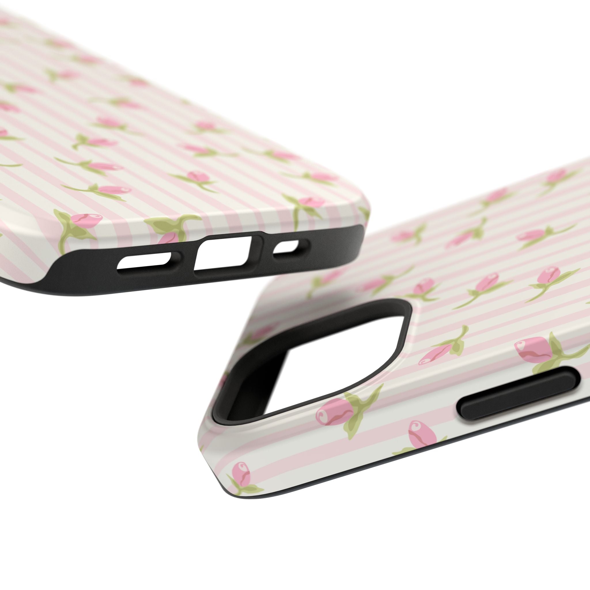 Customizable: Floral Impact-Resistant Phone Case
