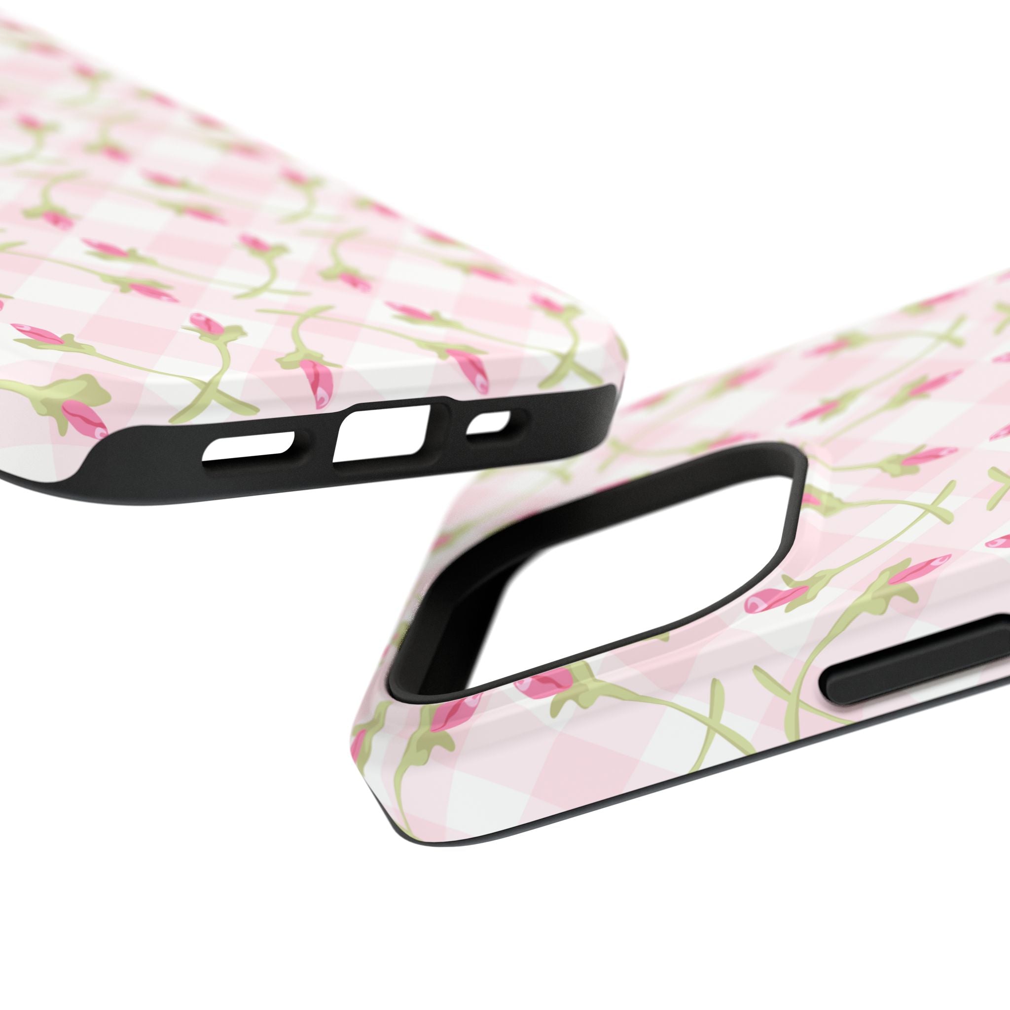 Customizable: Floral Impact-Resistant Phone Case