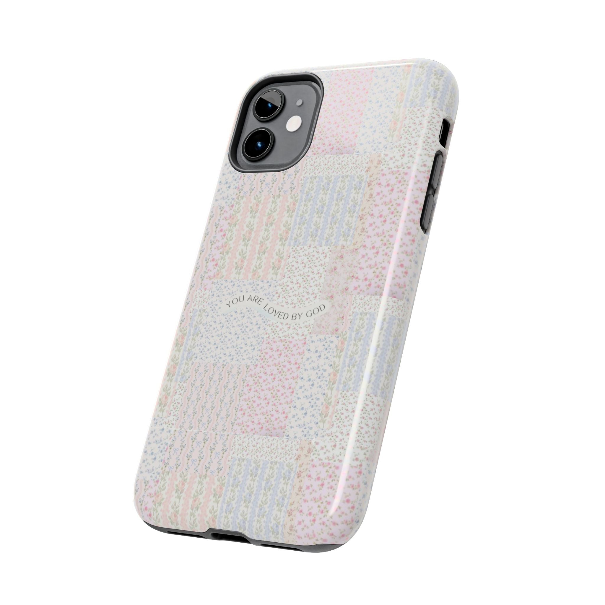 Floral Tough Phone Cases, Protective Phone Cover, Inspirational Tech Accessory, Gift for Her, Fashionable Phone Case, Unique Design