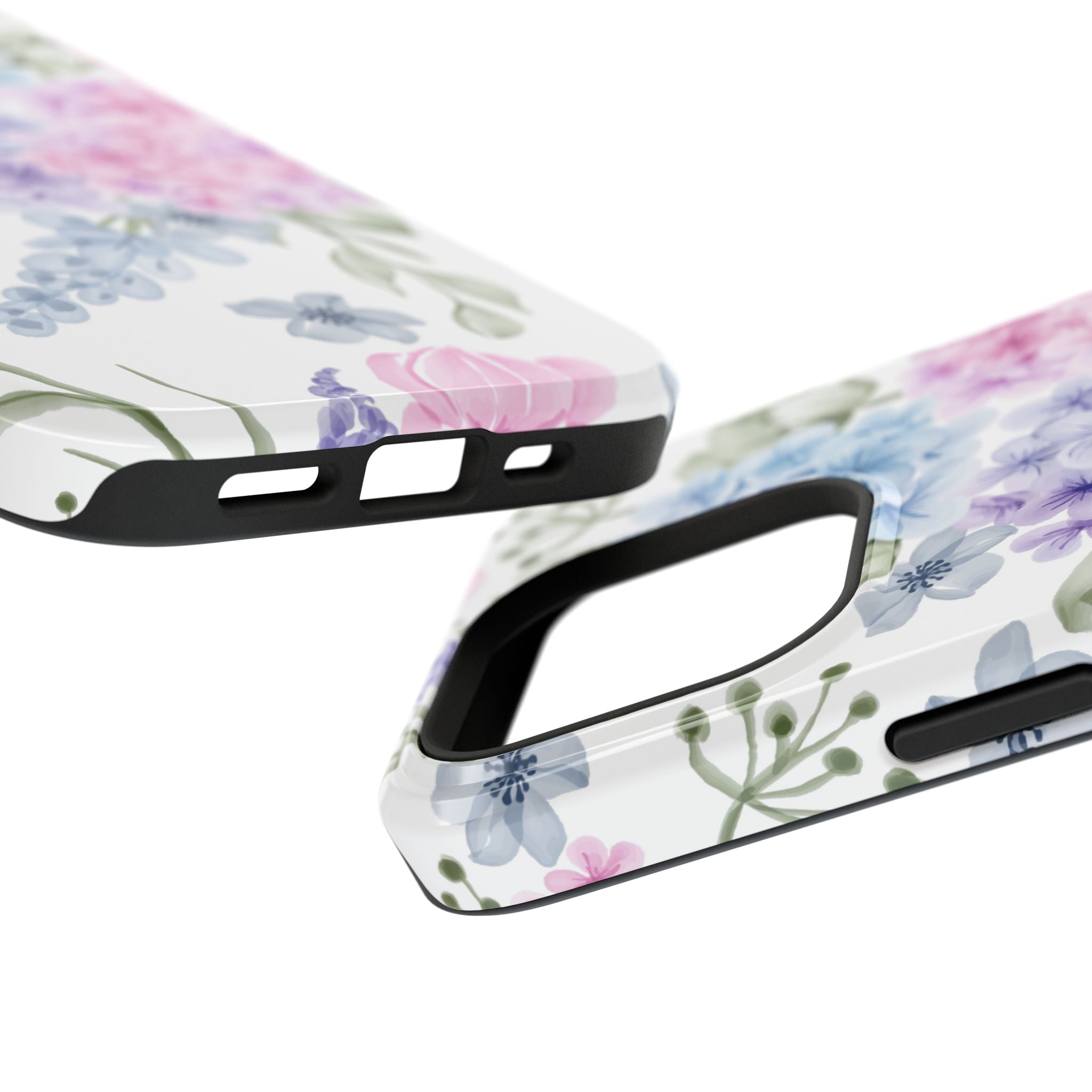 Customizable: Floral Hydrangea Impact-Resistant Phone Case