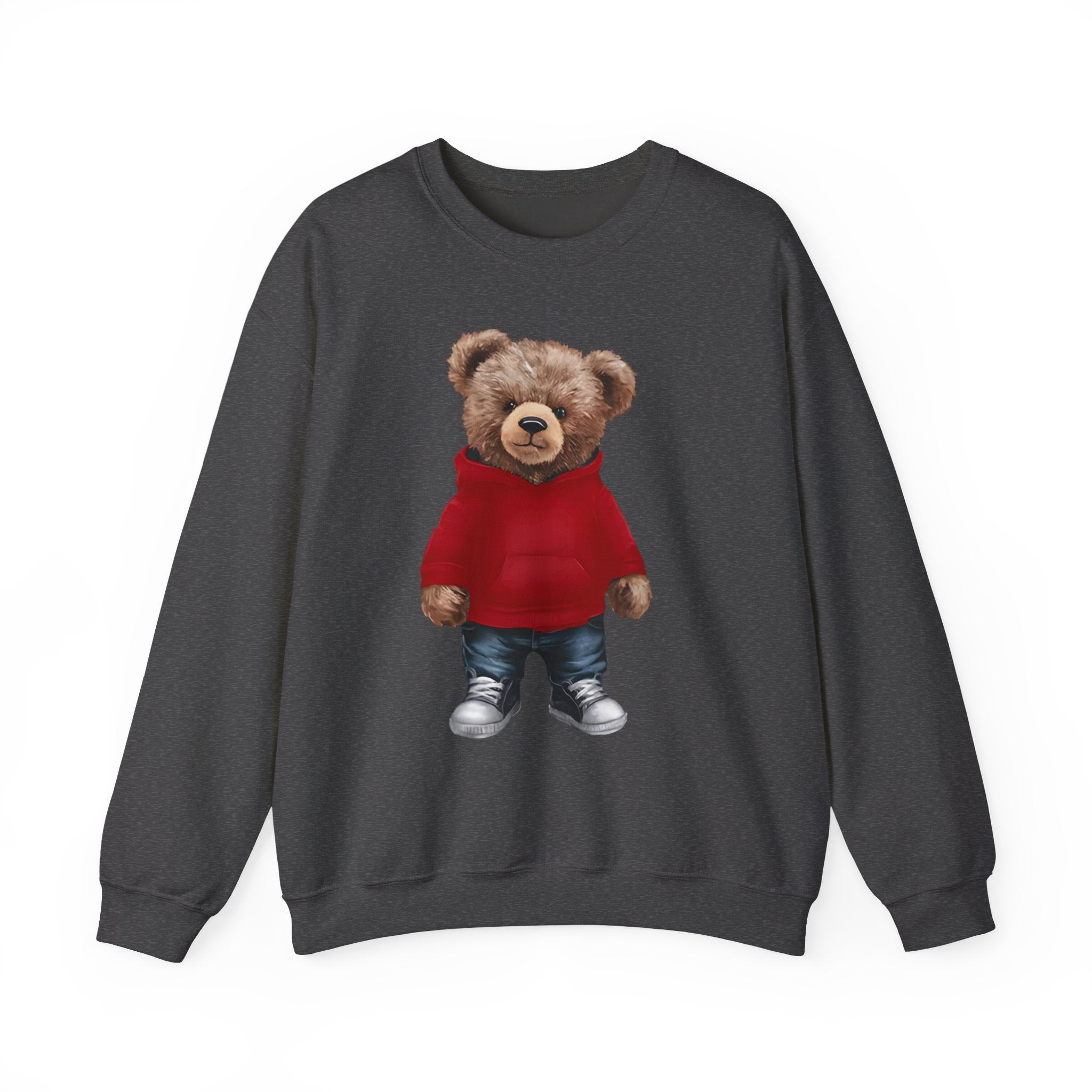 CUSTOMIZABLE: Cozy Bear Red Hoodie Sweatshirt Crewneck