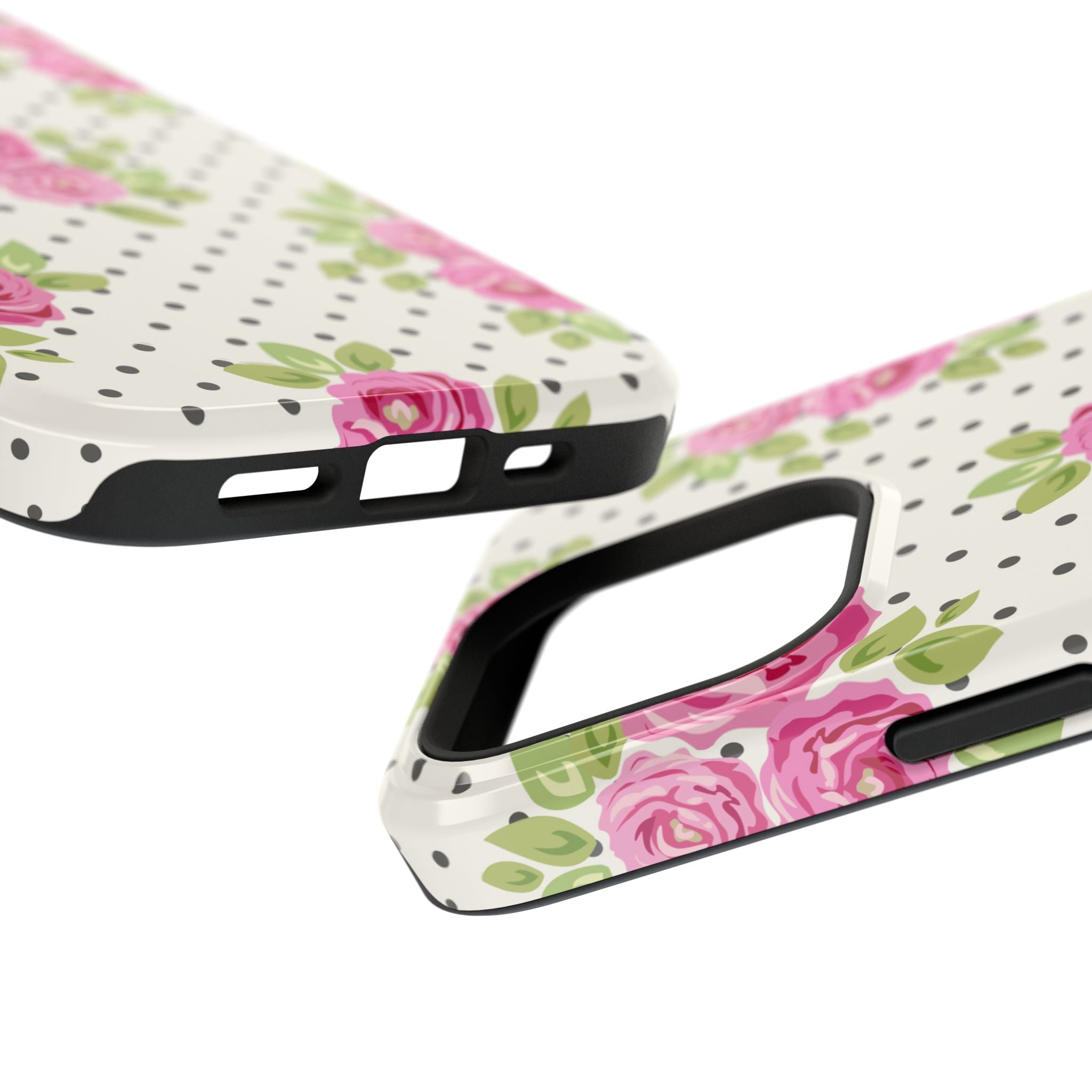Customizable: Floral Polka Dot Phone Case
