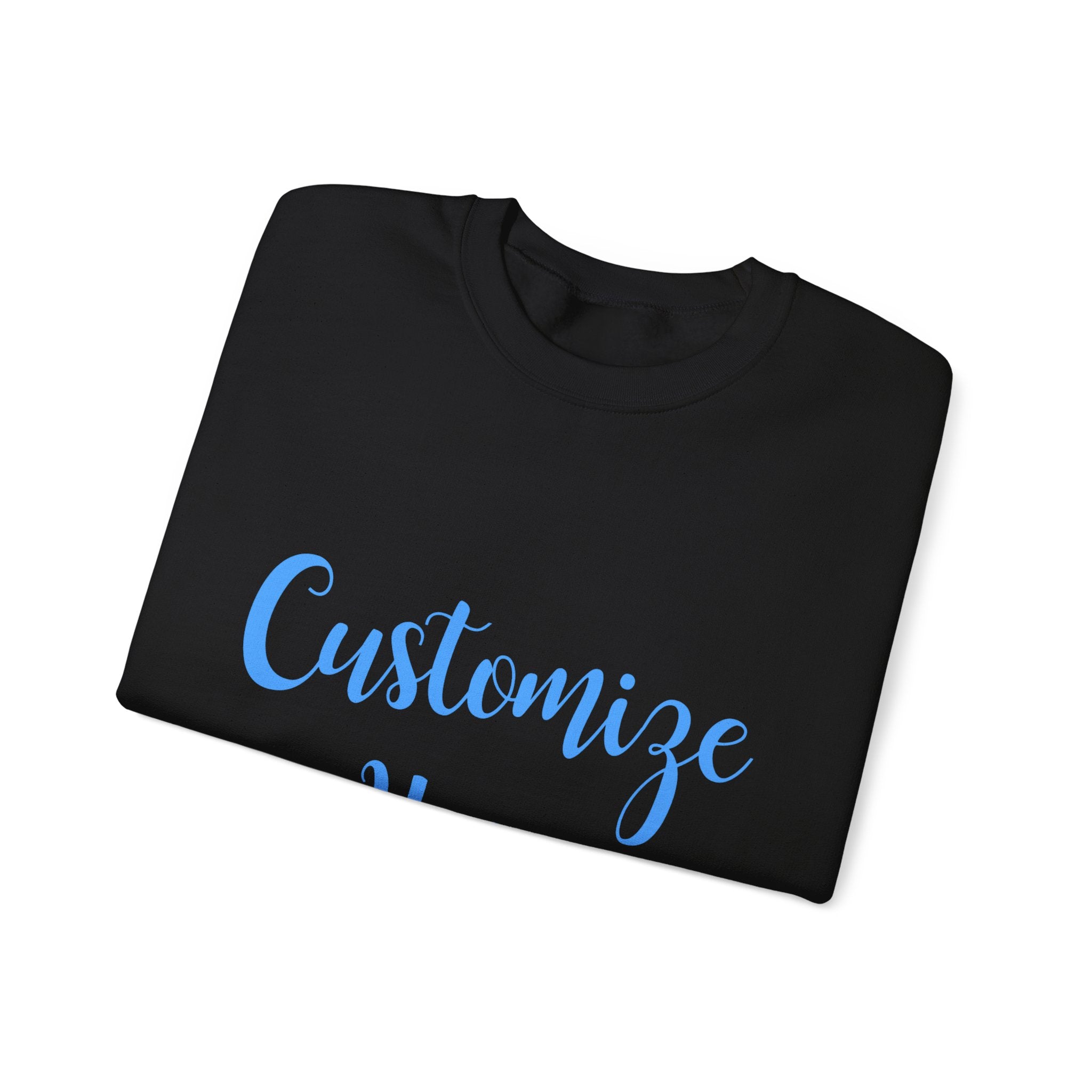 Customizable Light Blue Gameday Crewneck Sweatshirt | College Apparel, Game Day Hoodie, Sports Fan Gear, Customize to Say Anything you Want