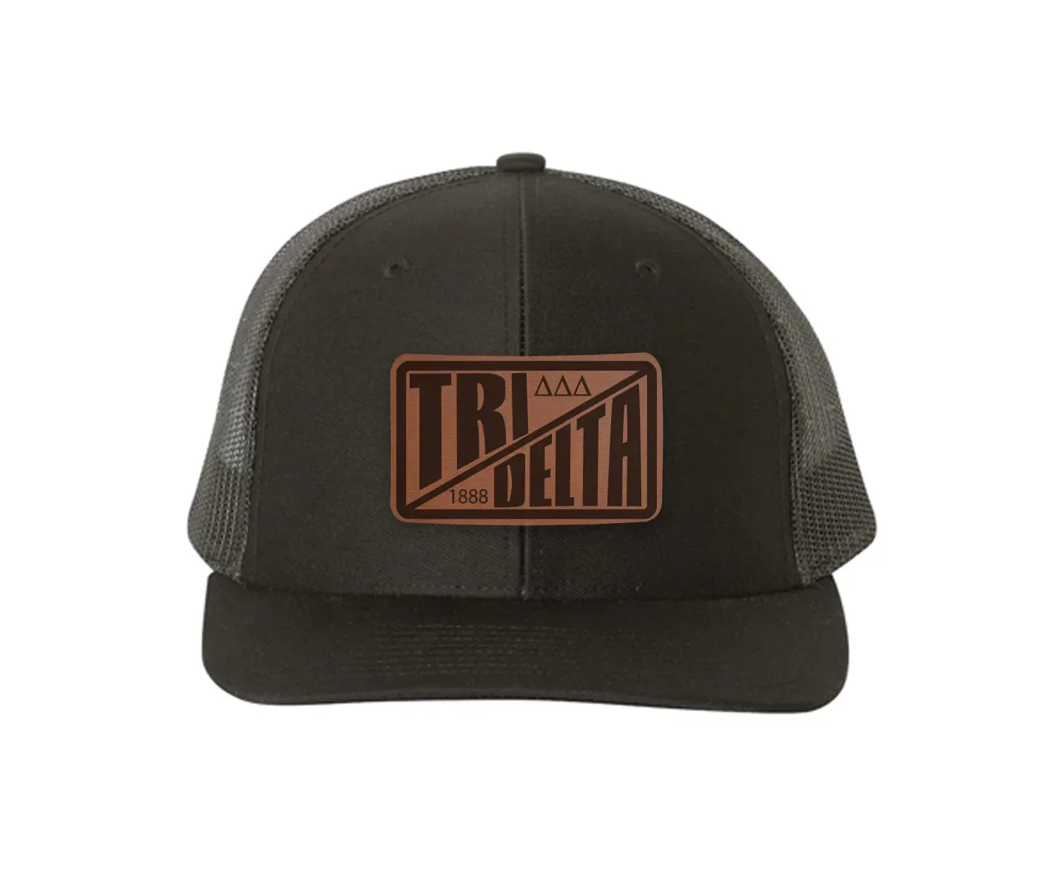 Tri Delta Richardson 112 Leatherette Patch Trucker Hat - Divide