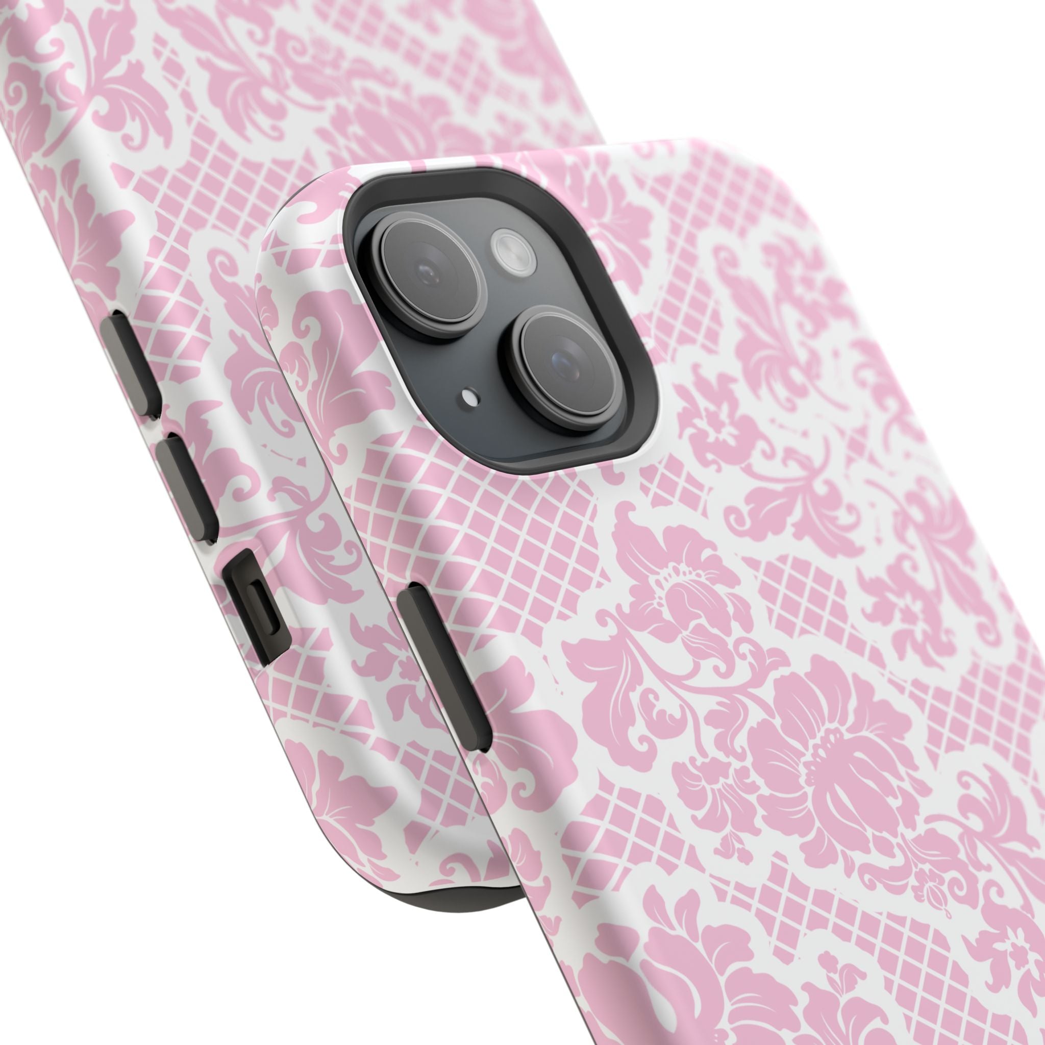 Customizable: Pink Lace Inspired Elegantly Chic Impact-Resistant Case