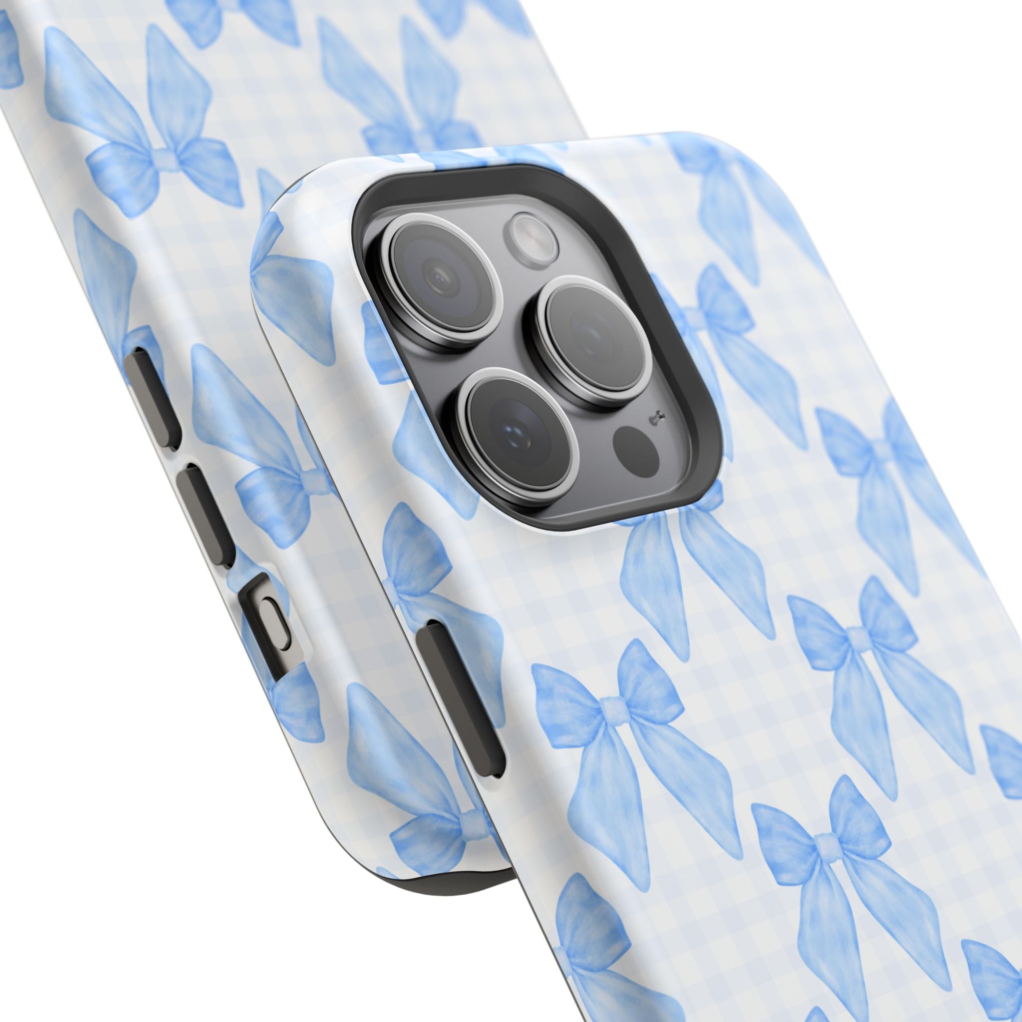Customizable: Charming Bow Pattern Phone Case