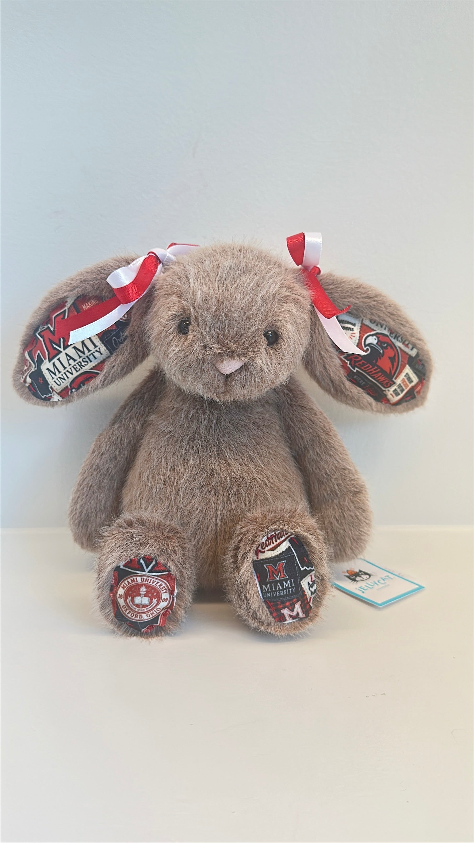Miami University of Ohio Custom College Jellycat Bunny