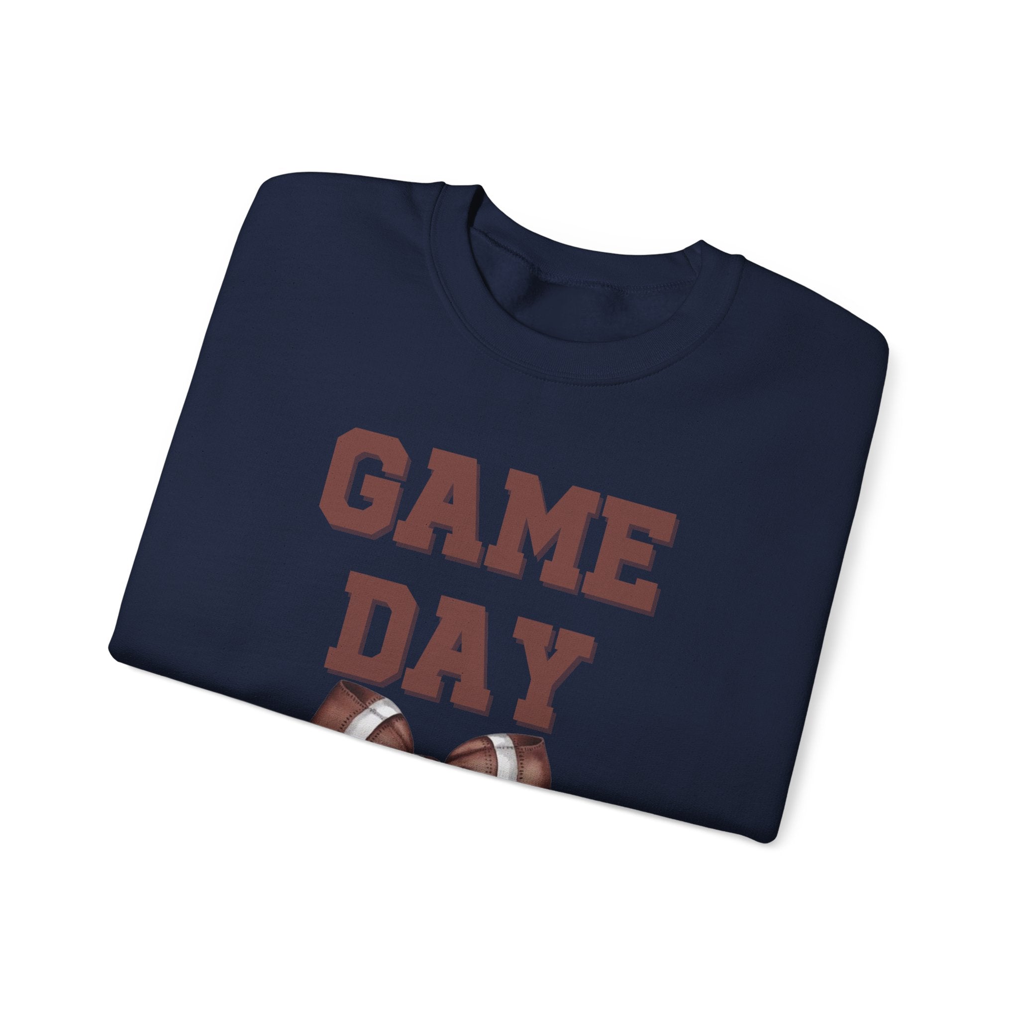 Customizable Brown Game Day Sweatshirt, Sports Apparel, Tailgate Fashion