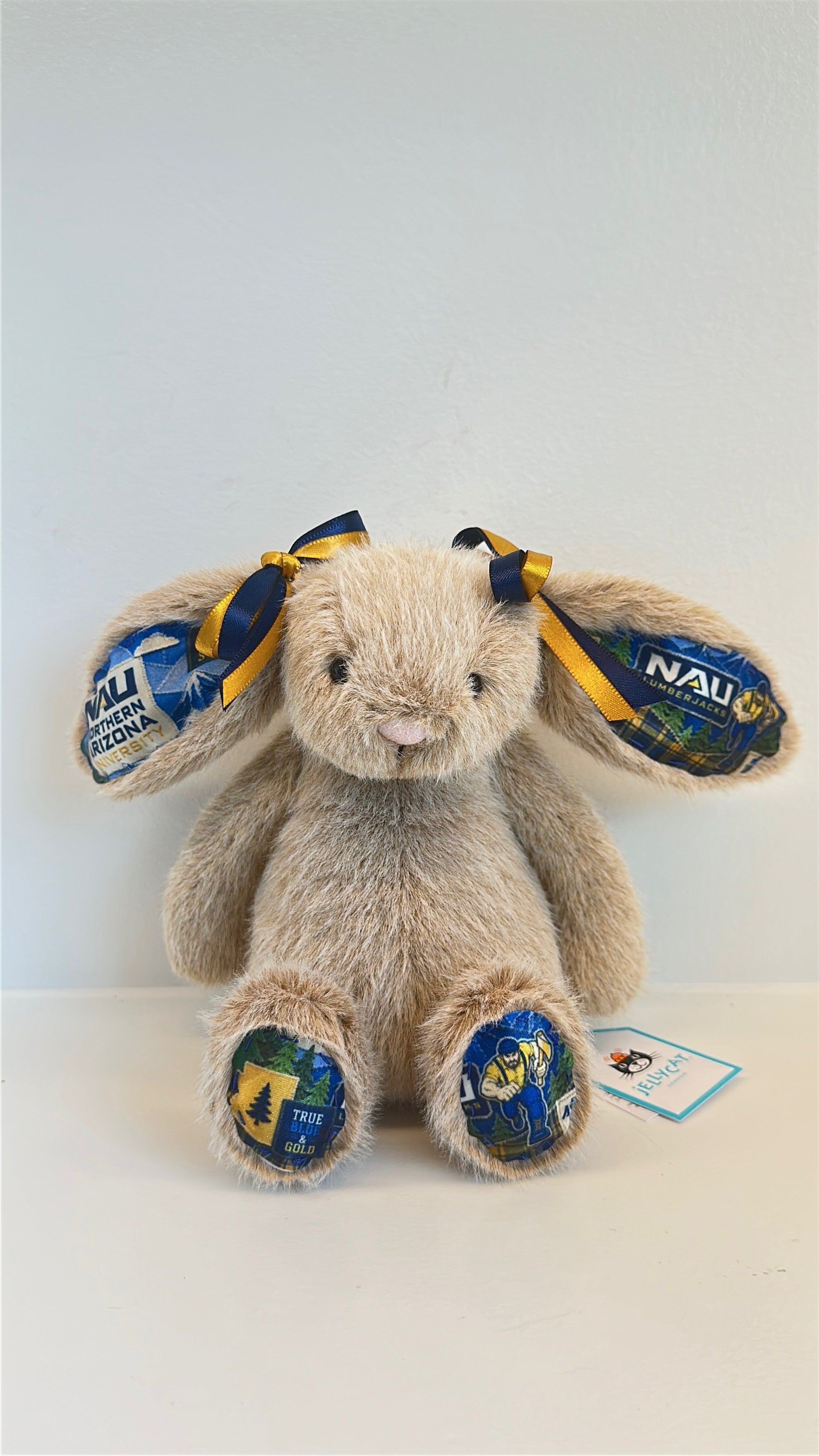 Northern Arizona University (NAU) Custom College Jellycat Bunny