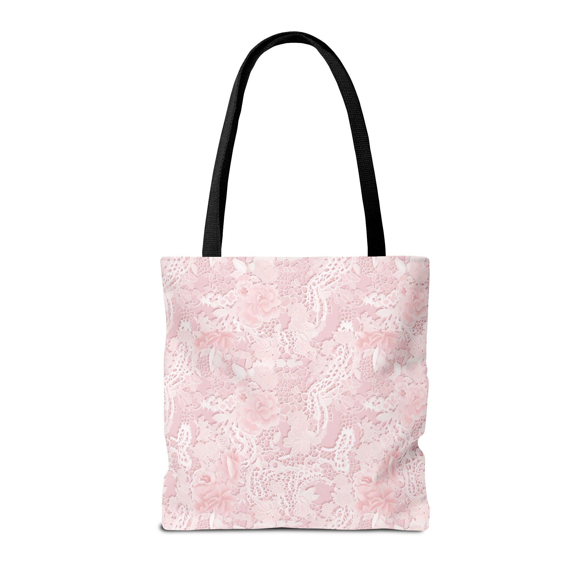 Chic Floral Tote Bag, Stylish Shopping Bag, Pink Floral Accessory, Perfect for Gifts, Sustainable Fashion