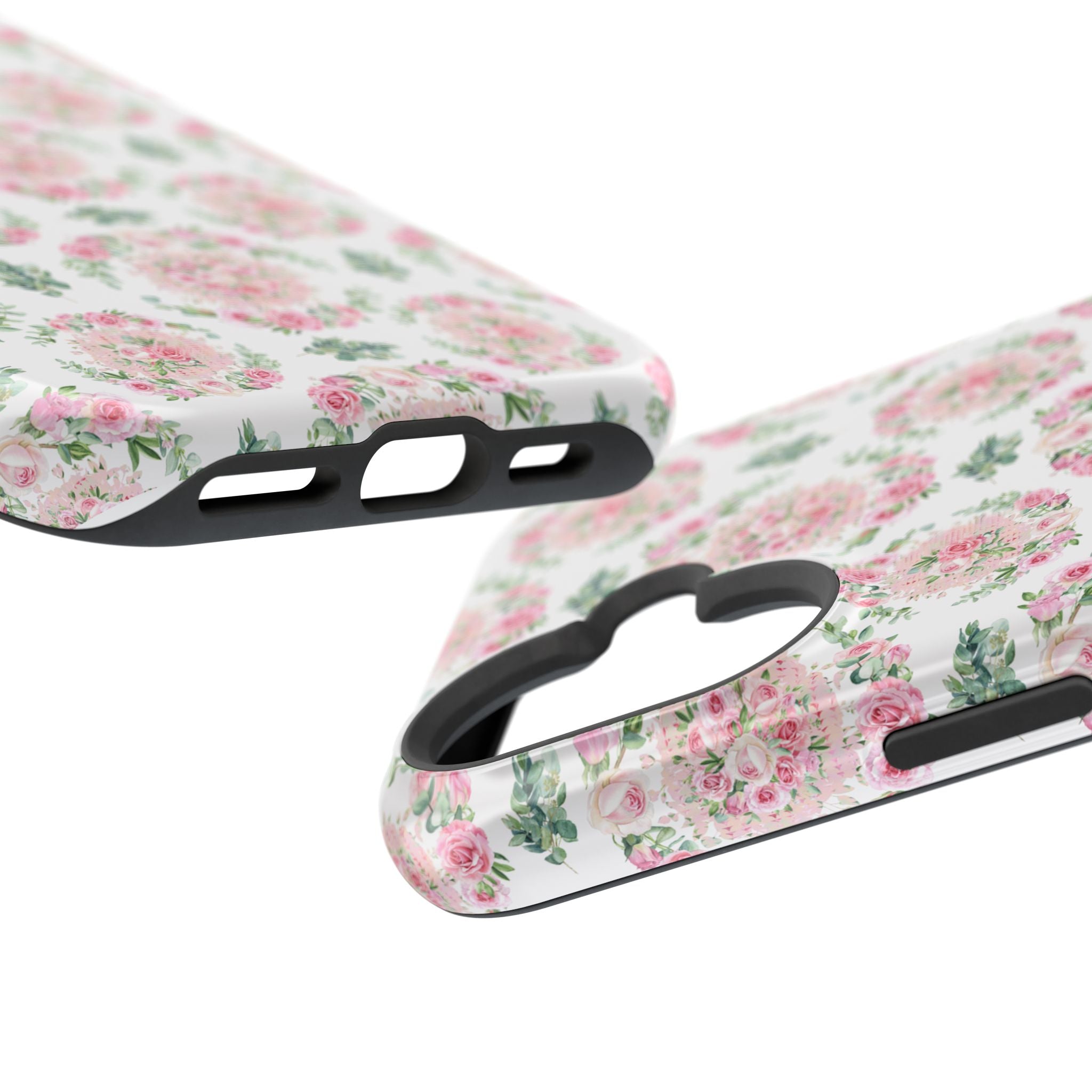 Customizable: Floral Impact-Resistant Phone Case