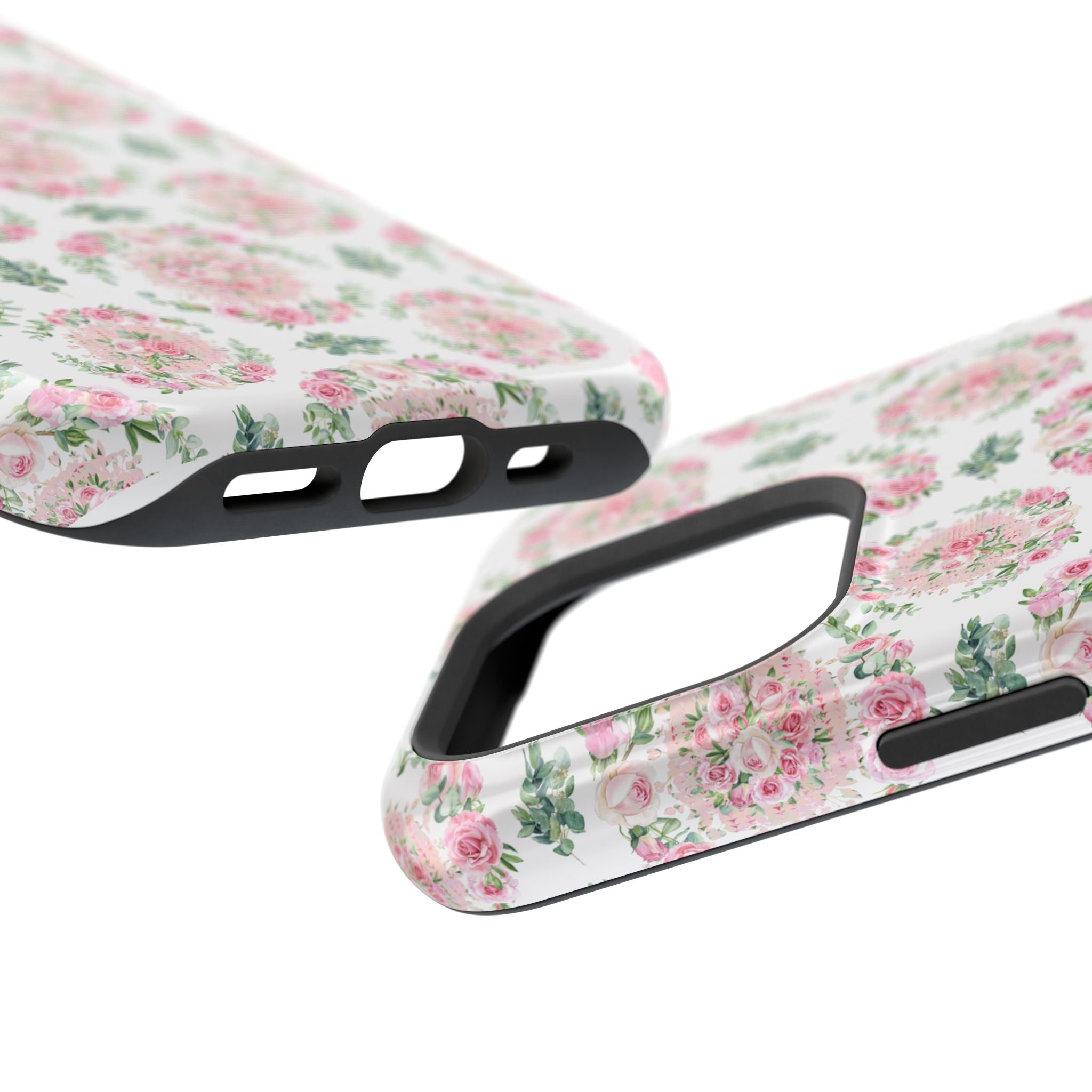 Customizable: Floral Impact-Resistant Phone Case