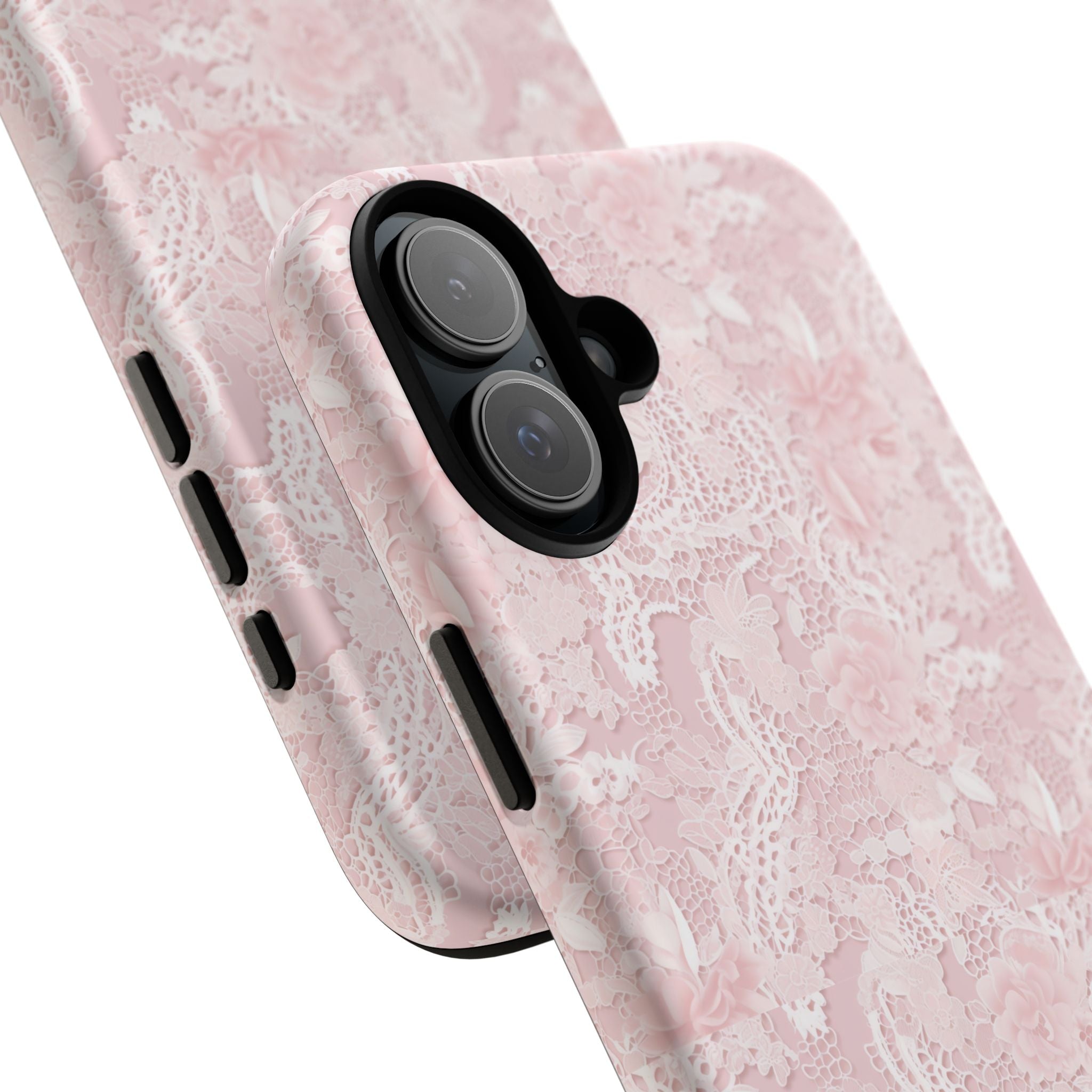 Customizable: Pink Floral Phone Case, Stylish Tough Cases, Unique Gift for Her, Cute Phone Accessories, Floral Tech Cover