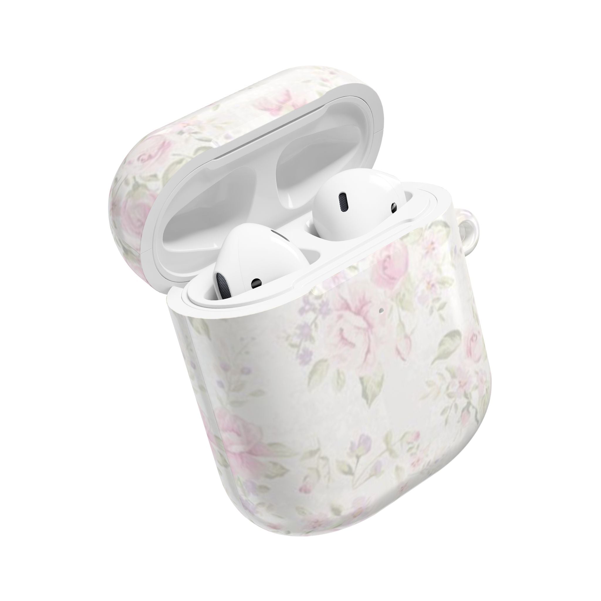 Floral AirPod Case, Elegant Wireless Earbuds Case, Flower Design AirPods Cover, Cute Tech Accessory, Gift for Her, Custom Earbud Case
