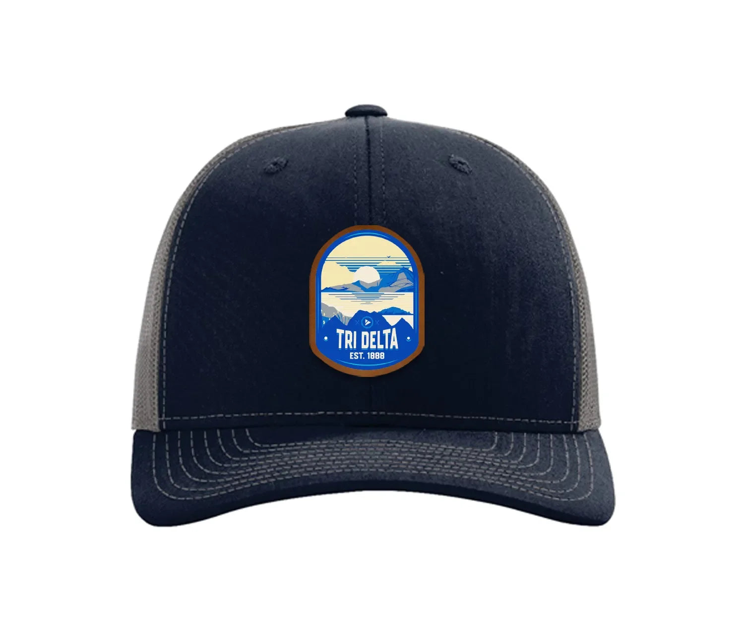 Tri Delta Richardson 112 UV Print Leatherette Patch Trucker Hat - Ventura