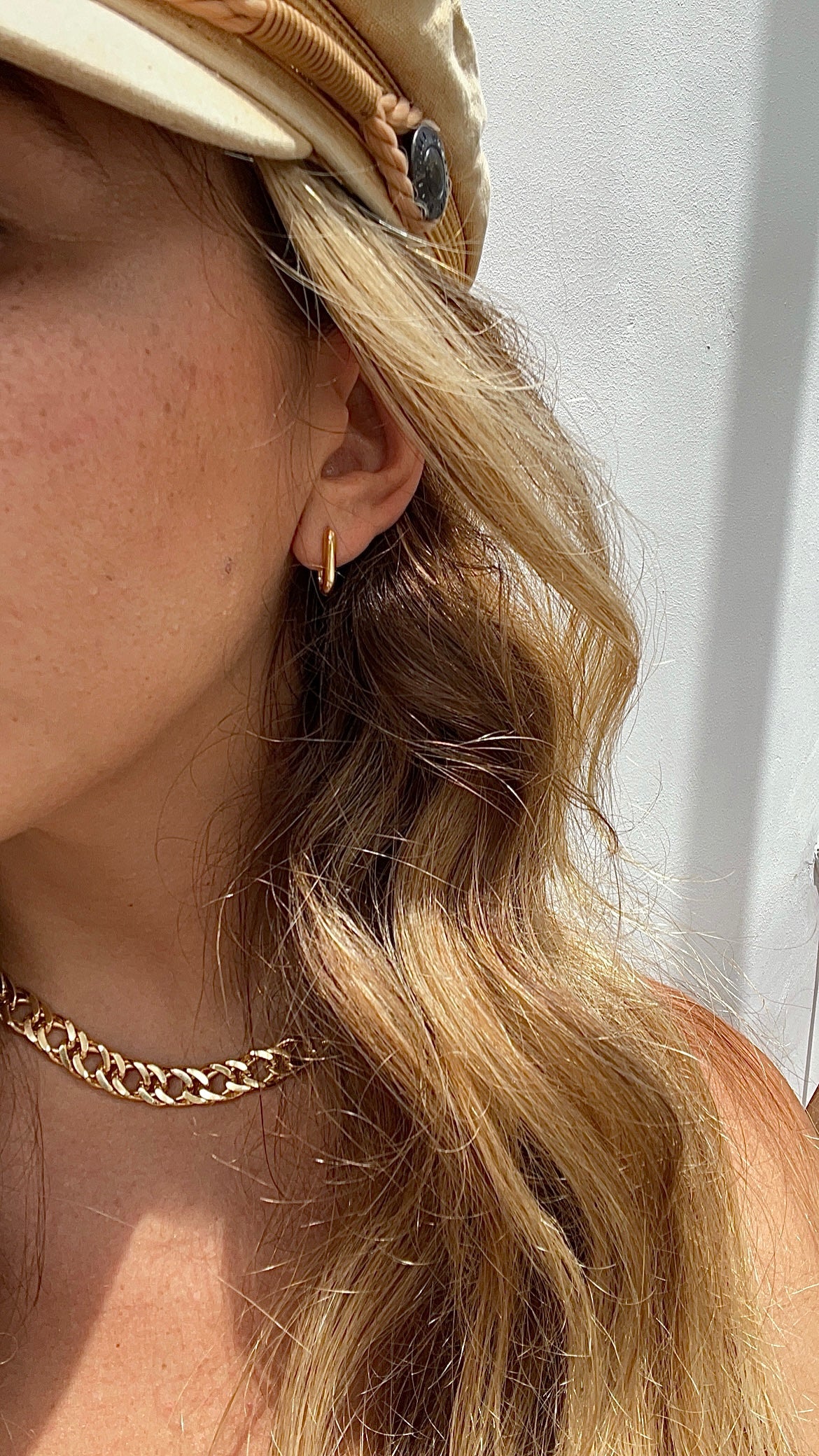 Views & Co. Oval Hoop Earrings Set