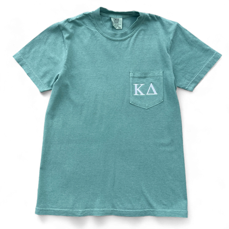 Kappa Delta Green Pocket Tee