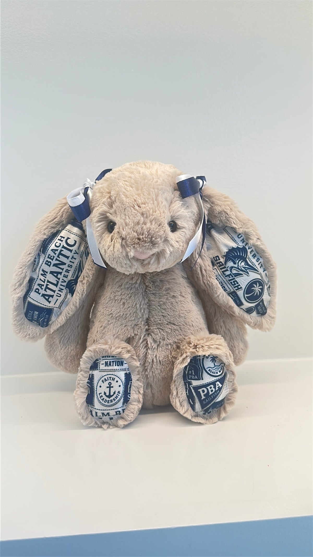 Palm Beach Atlantic University Fully Custom Jellycat Bunny
