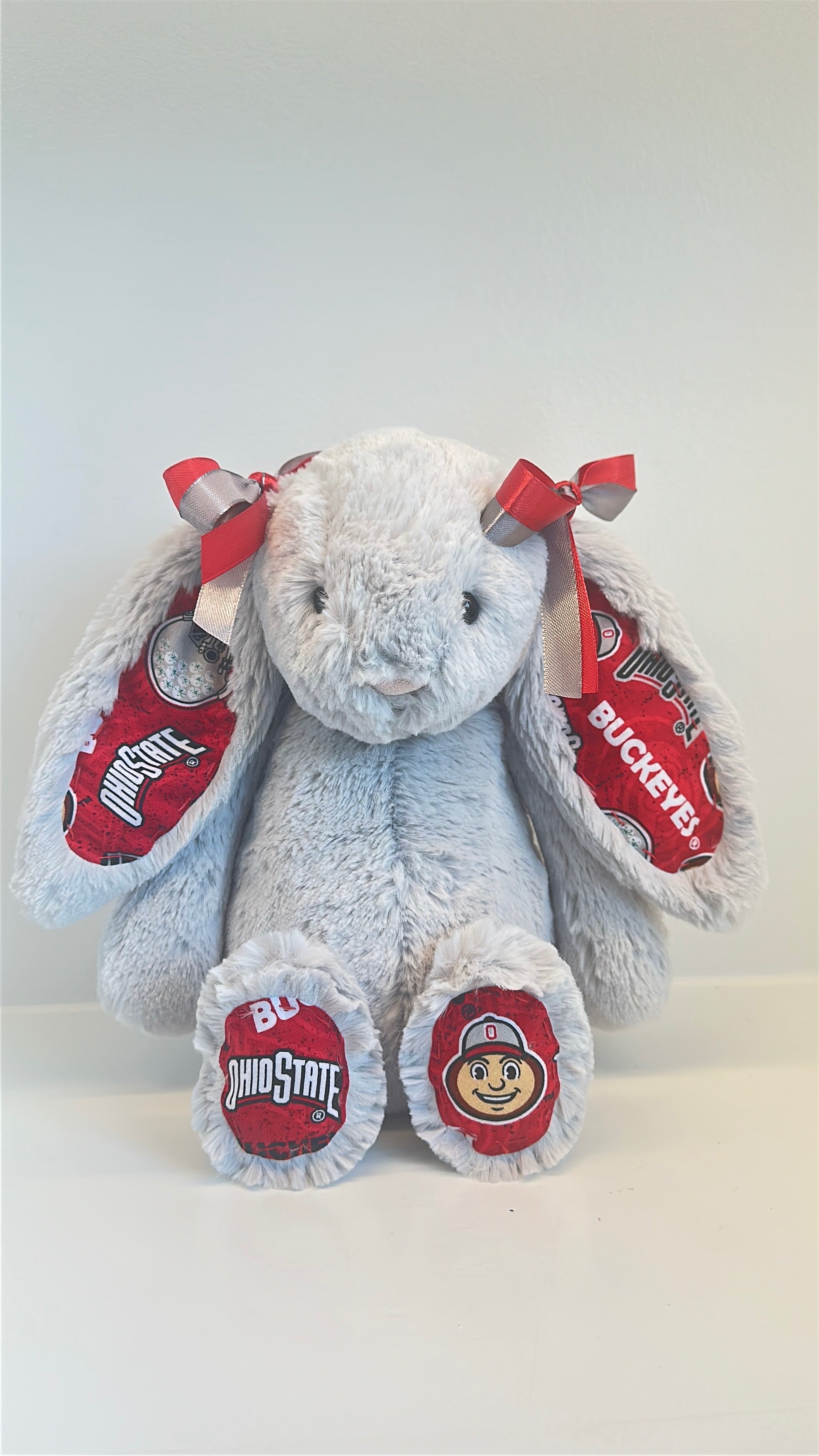 Ohio State University (OSU)  Custom College Jellycat Bashful Bunny