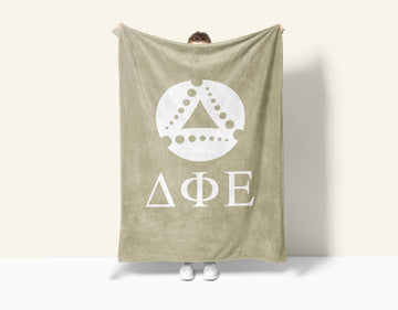 Delta Phi Epsilon Sherpa Blanket XL 60x80 Throw Blanket