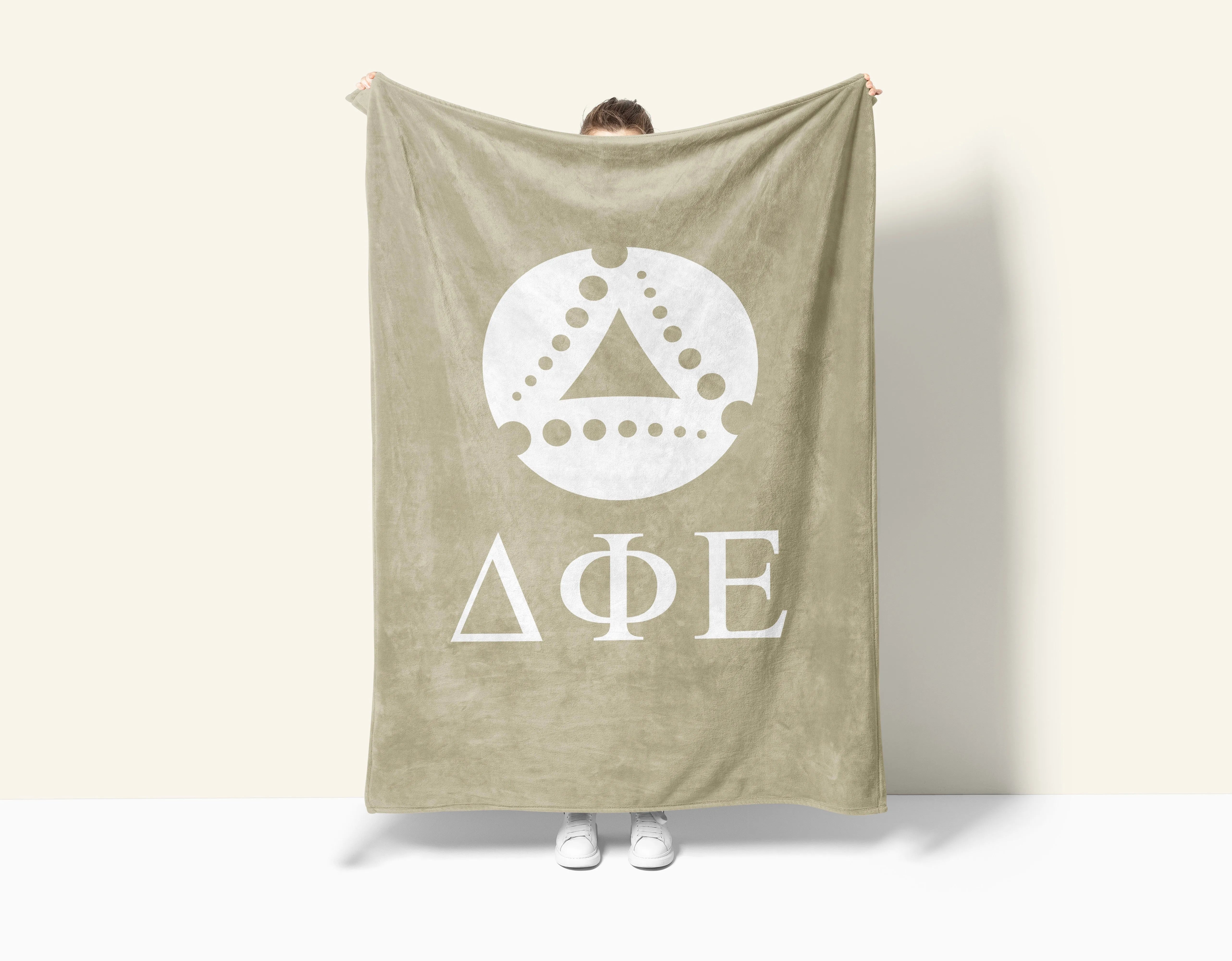 Delta Phi Epsilon Sherpa Blanket XL 60x80 Throw Blanket