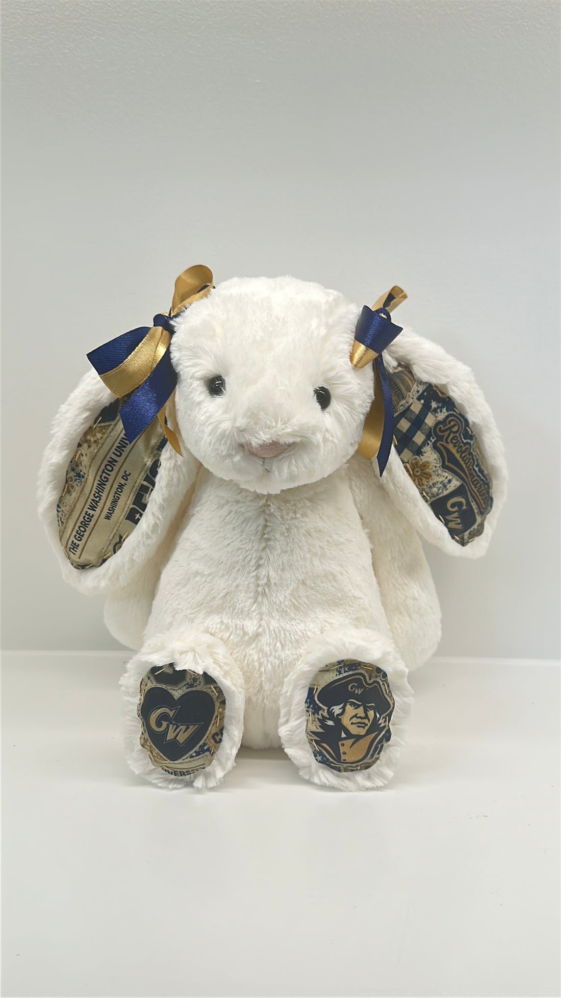 George Washington University (GW) Fully Custom College Jellycat Bunny