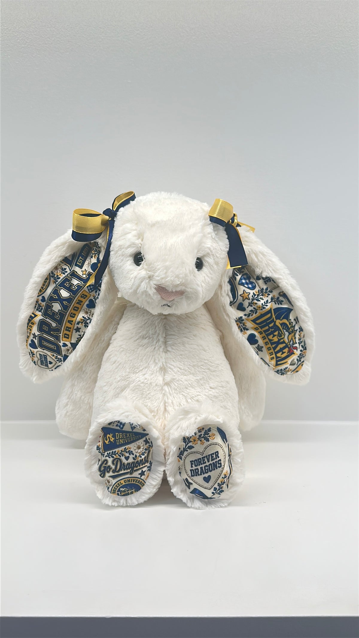 Drexel University Fully Custom Jellycat Bunny