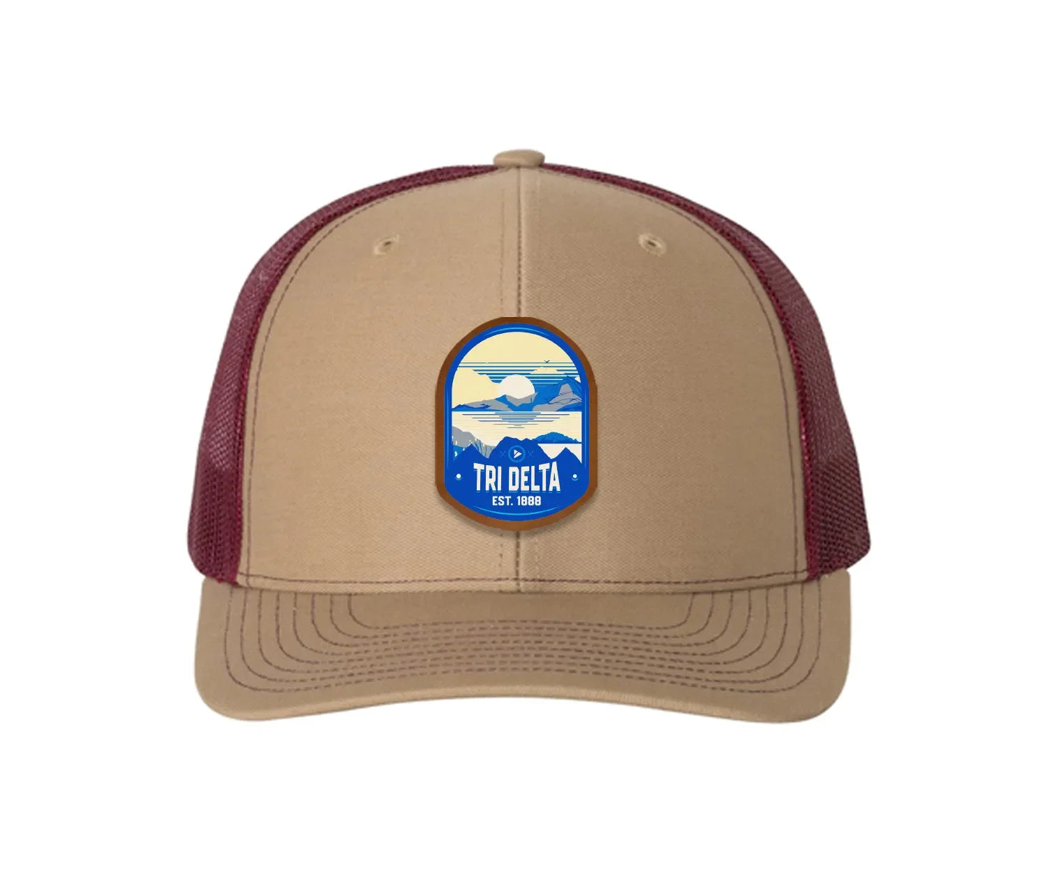 Tri Delta Richardson 112 UV Print Leatherette Patch Trucker Hat - Ventura