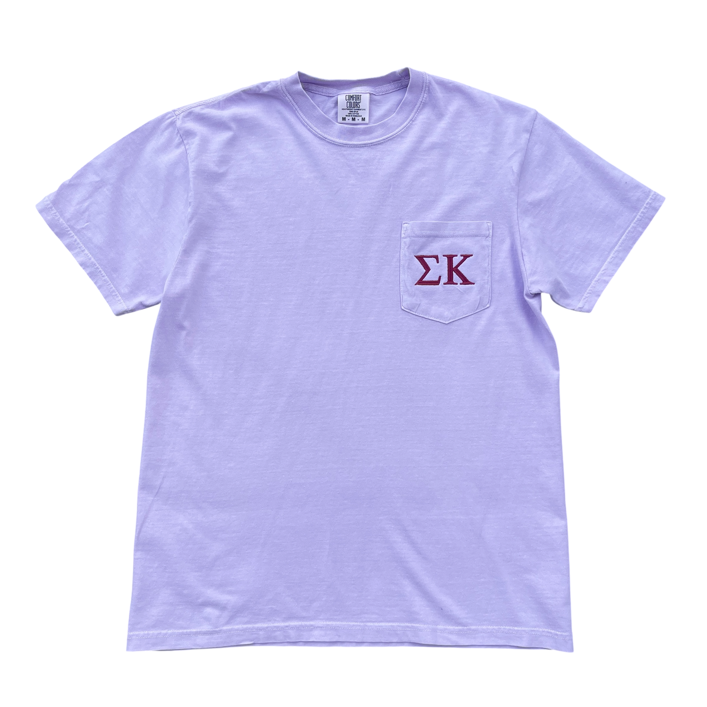 Sigma Kappa Lavender Pocket Tee