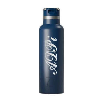 ADPi  RTIC 20 oz Ceramic Lined Water Bottle Tumbler - Script