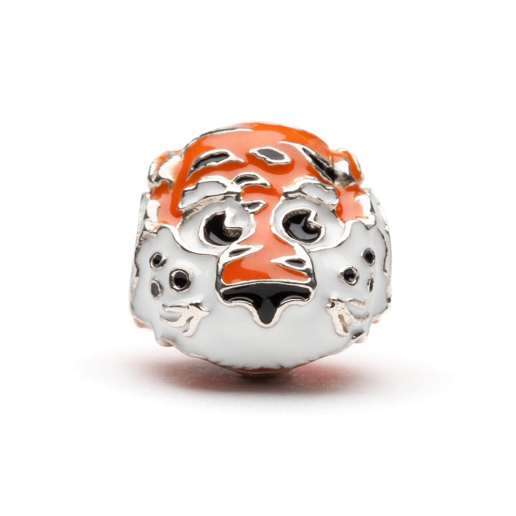 Auburn Bead Charm - Aubie Tiger
