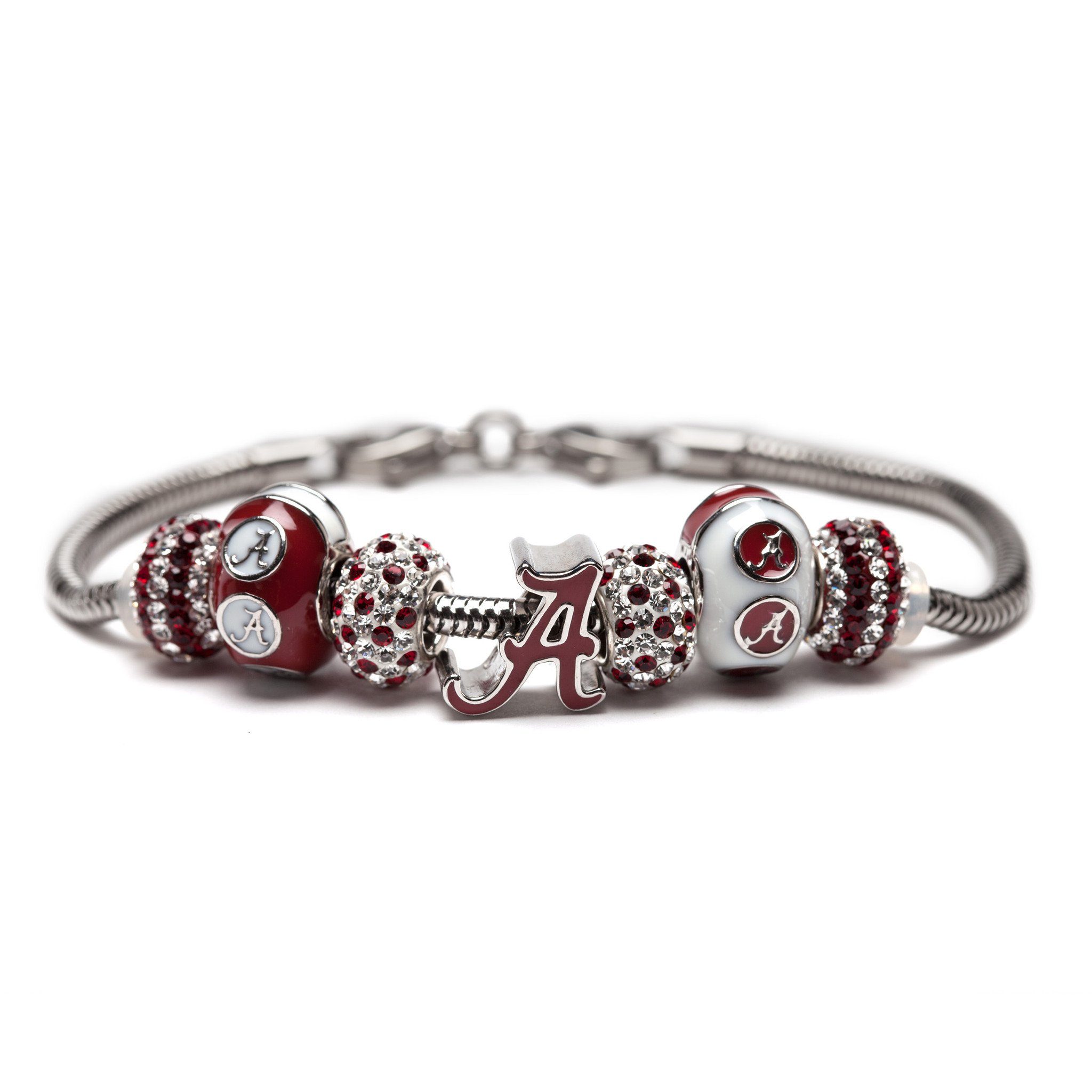 University of Alabama Jewelry Charm Bracelet