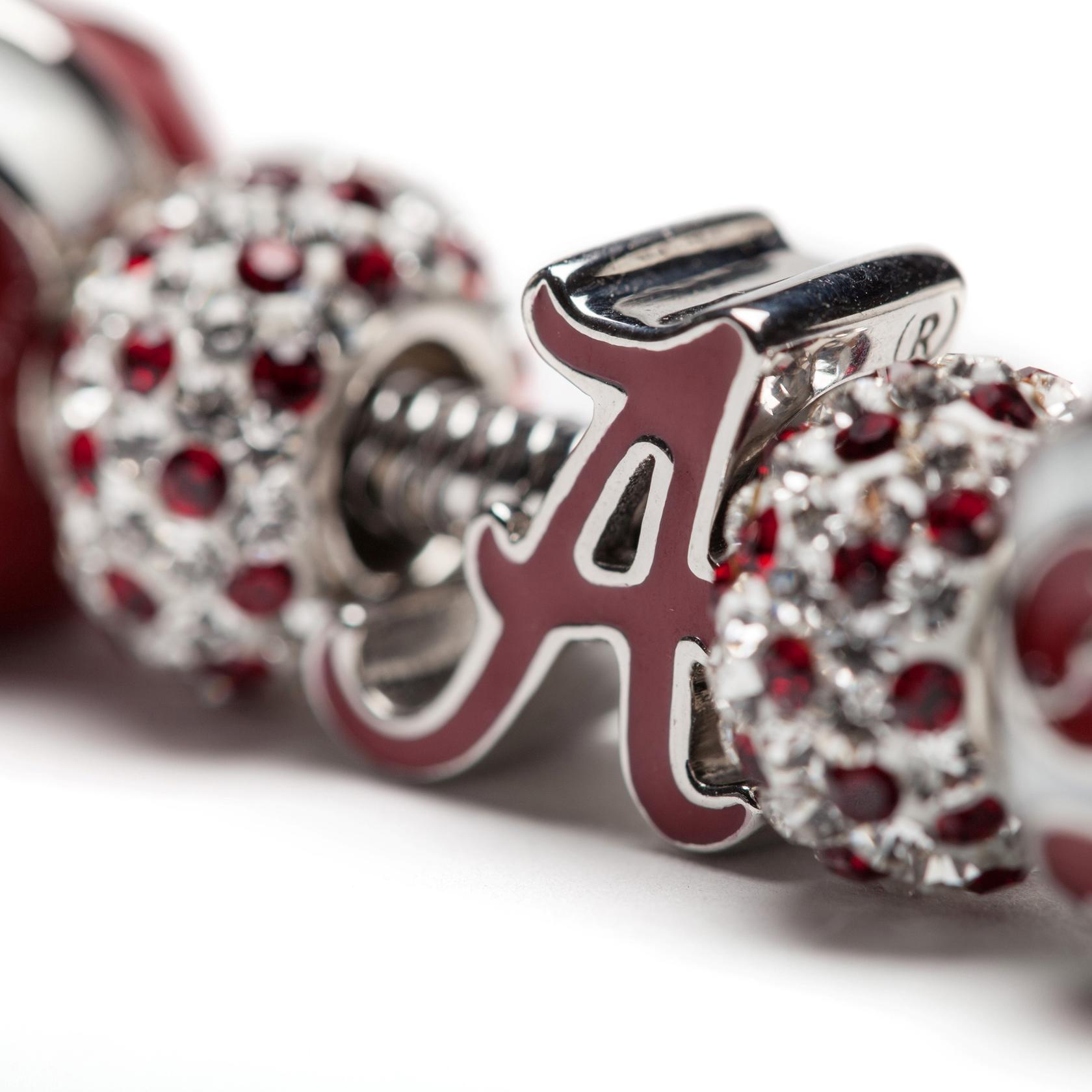 Alabama Bead Charm - Crimson A