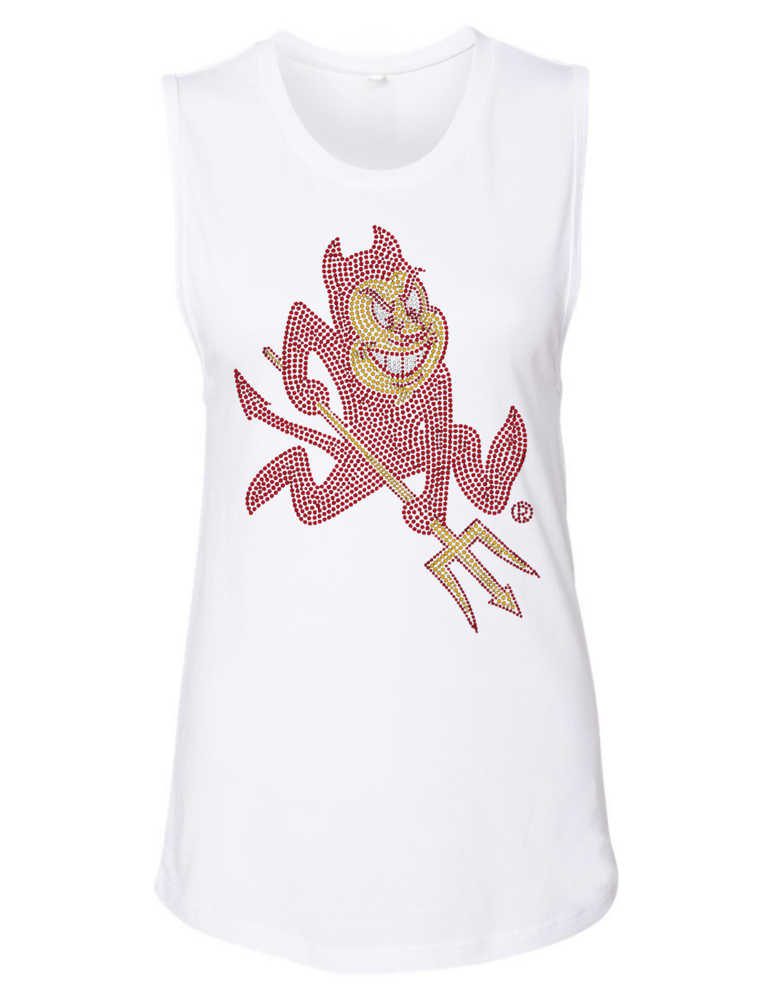 Arizona State Sun Devil White Tank Top