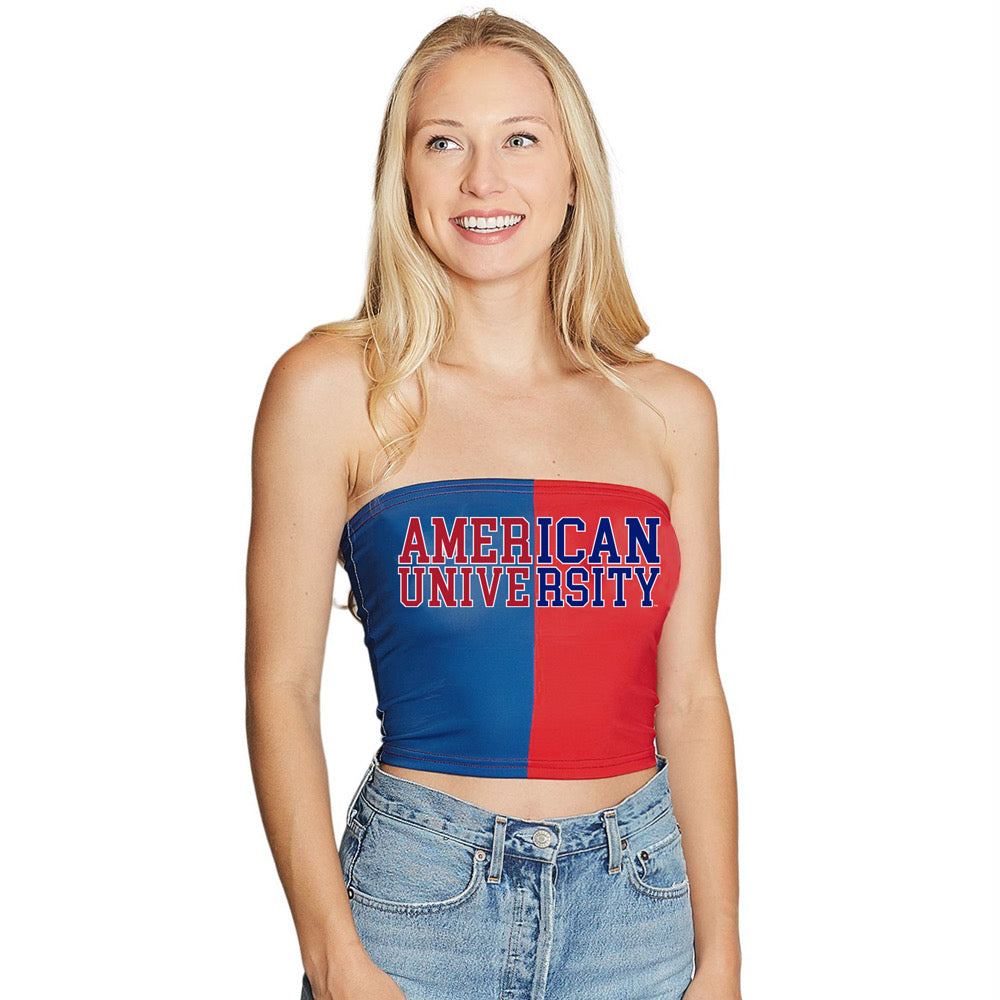 American University Two Tone Tube Top