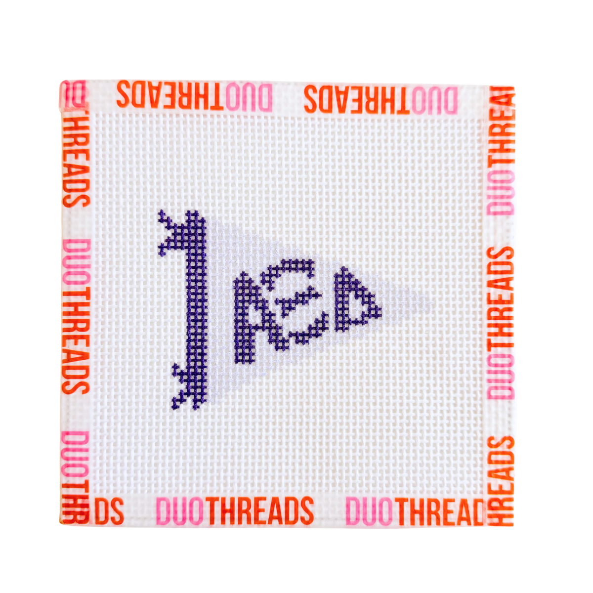 Alpha Xi Delta Sorority Pennant Needlepoint Canvas