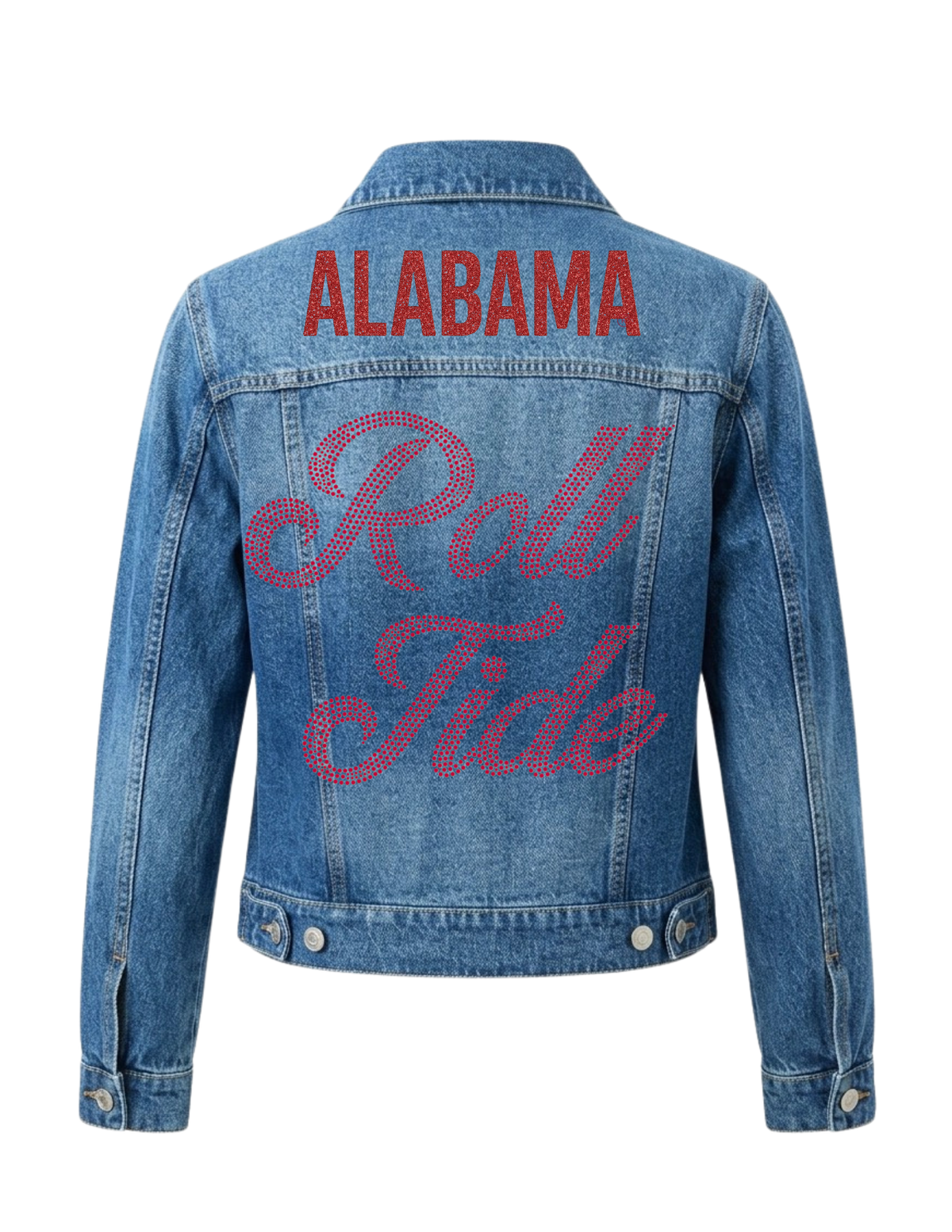University of Alabama Roll Tide Blue Denim Jacket
