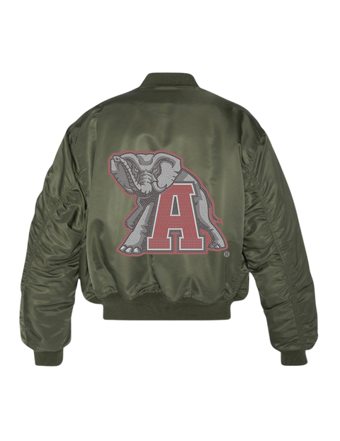 University of Alabama Big Al Block A Army Green Bomber