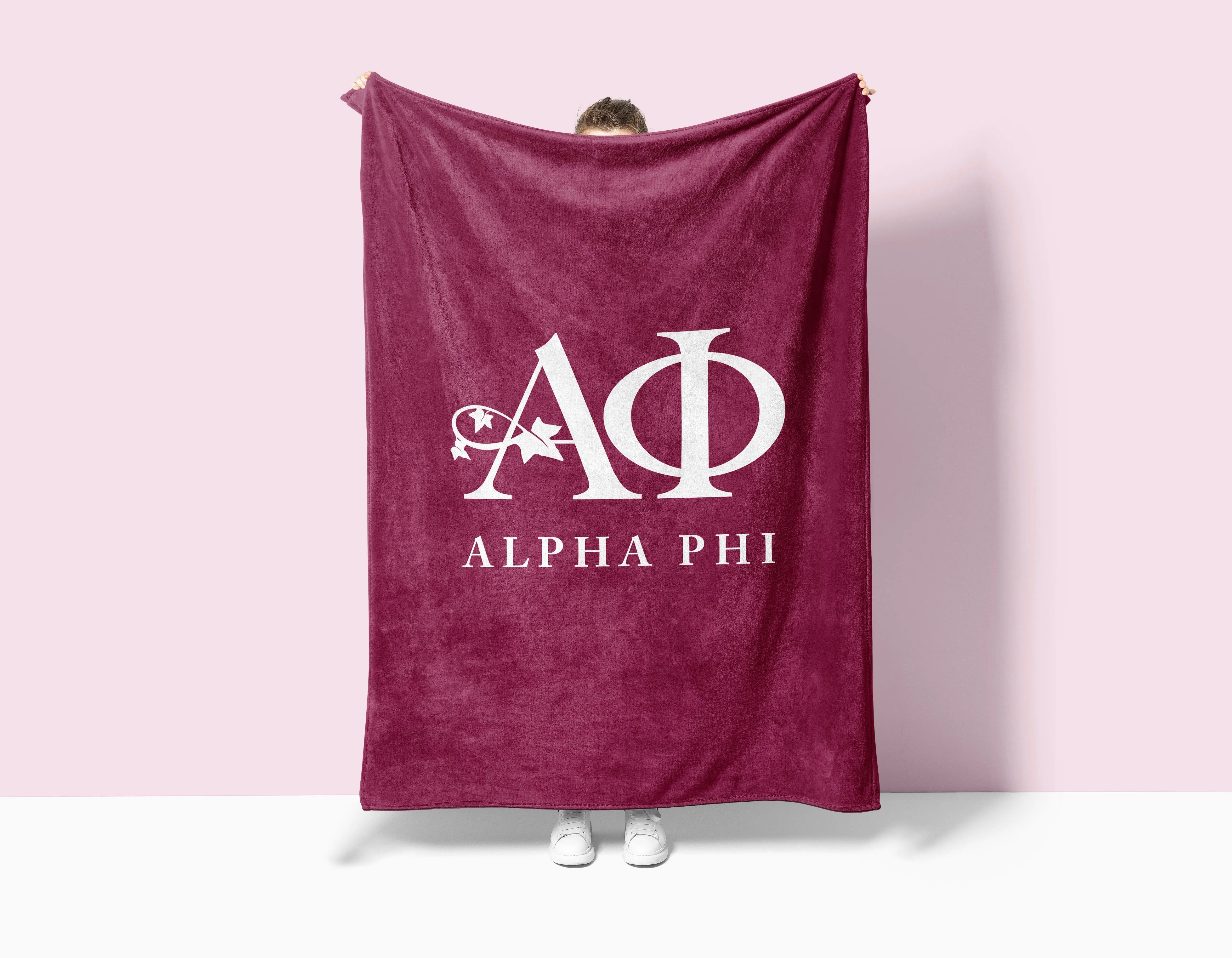 Alpha Phi XL 60x80 Traditional Blanket