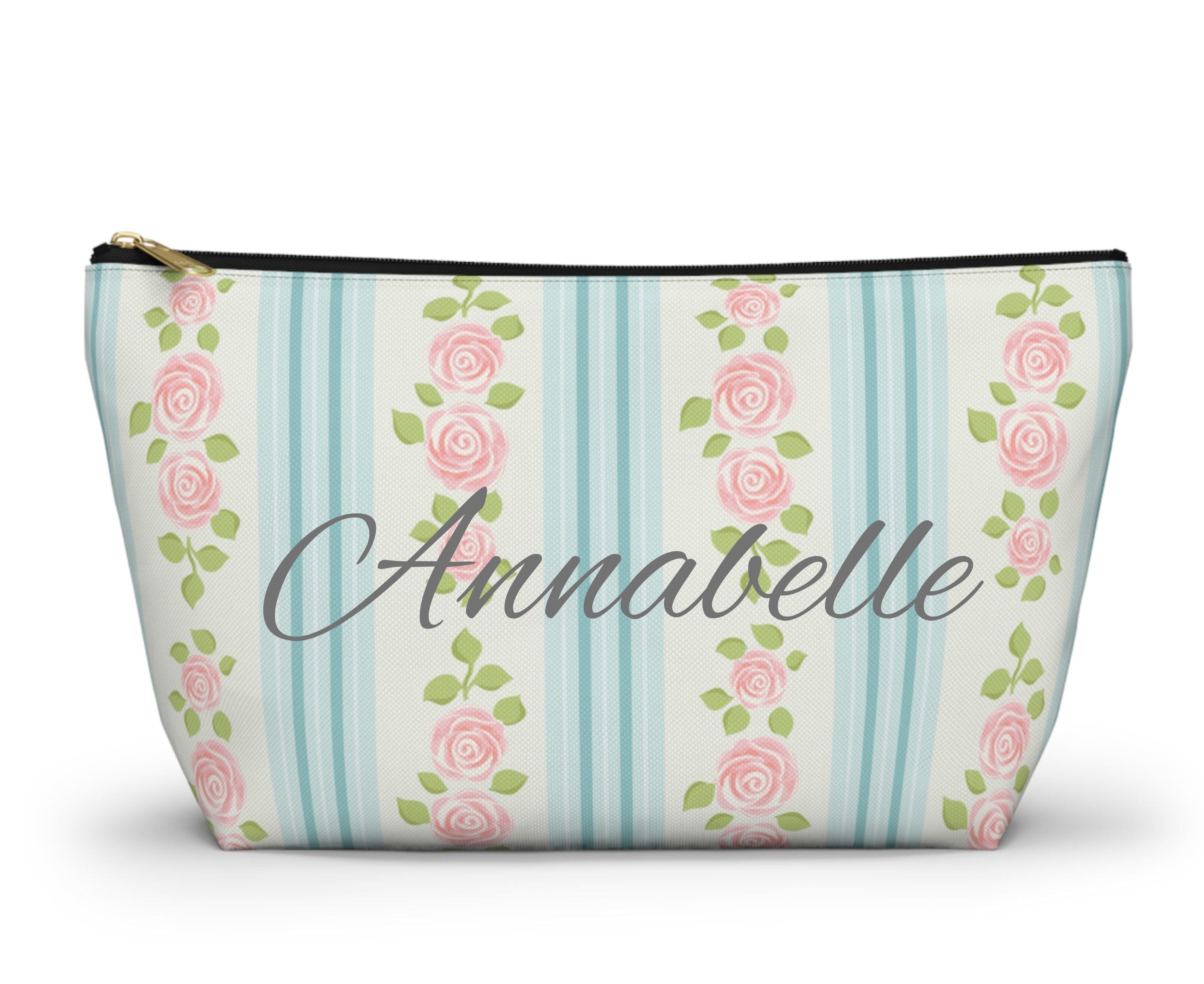 Customizable: Floral Accessory Pouch | Makeup Bag, Travel Organizer, Gift for Her, Wedding Favors, Small Storage, Toiletry Bag
