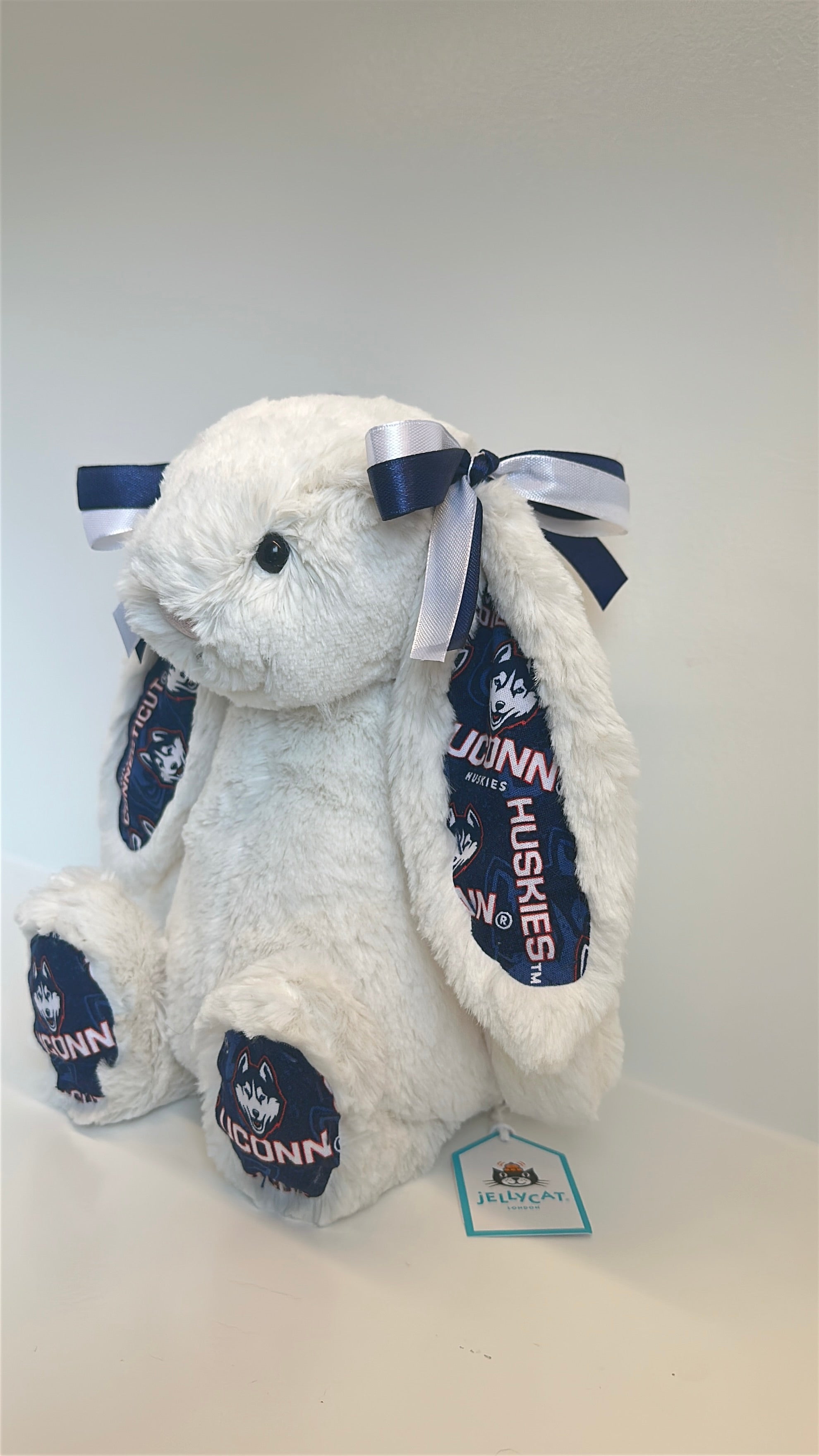 University of Connecticut Custom College Jellycat Bashful Bunny