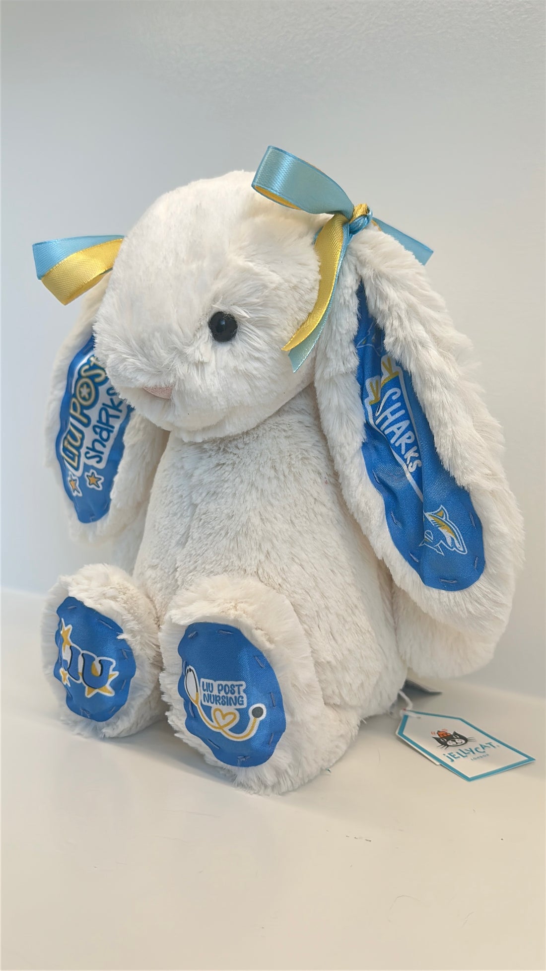 Long Island University (LIU-CW Post) Custom College Jellycat Bashful Bunny