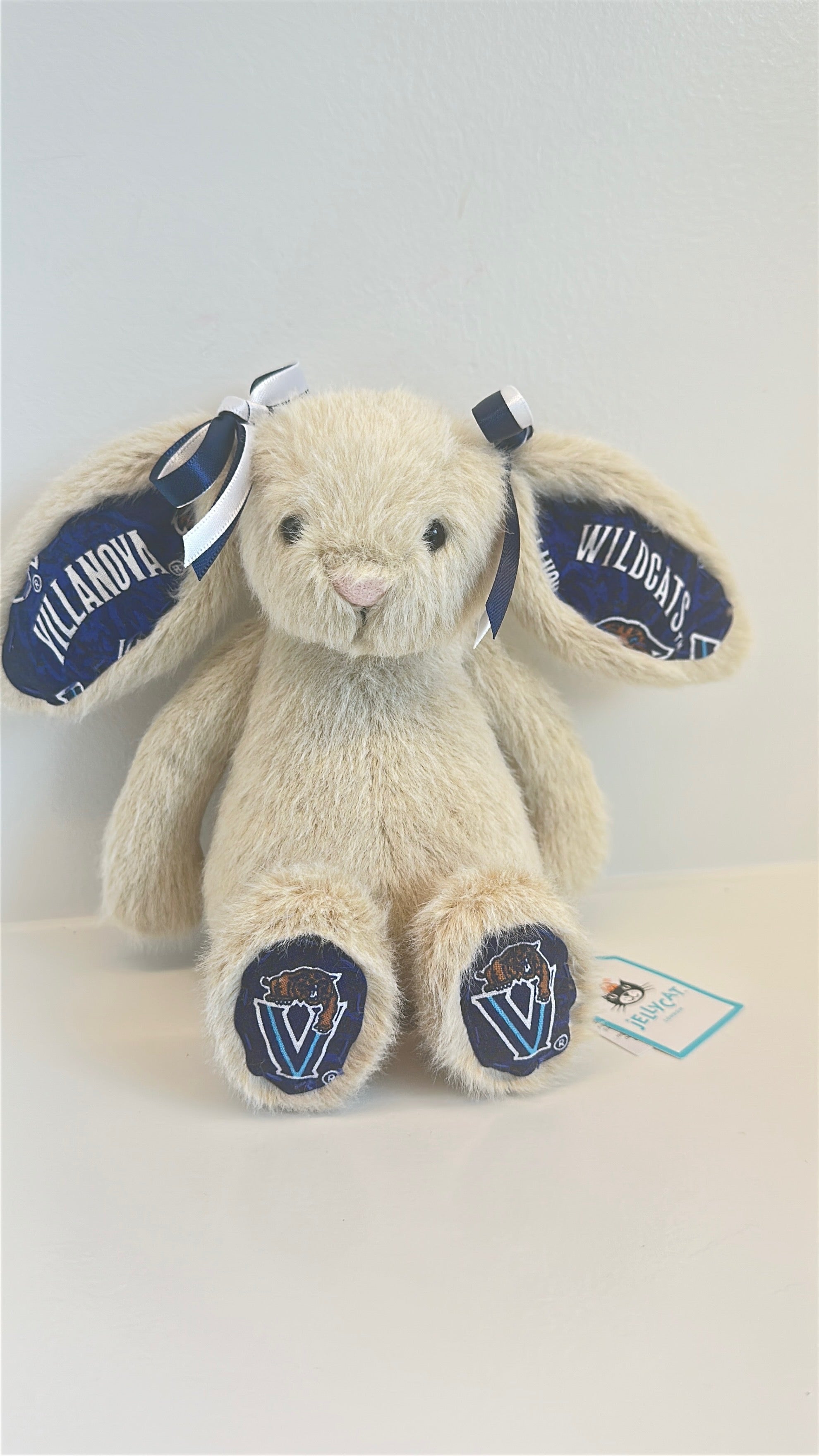 Villanova Custom College Jellycat Bashful Bunny – 4U Dezigns