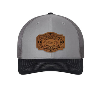 Pi Beta Phi Richardson 112 Leatherette Patch Trucker Hat - Scroll