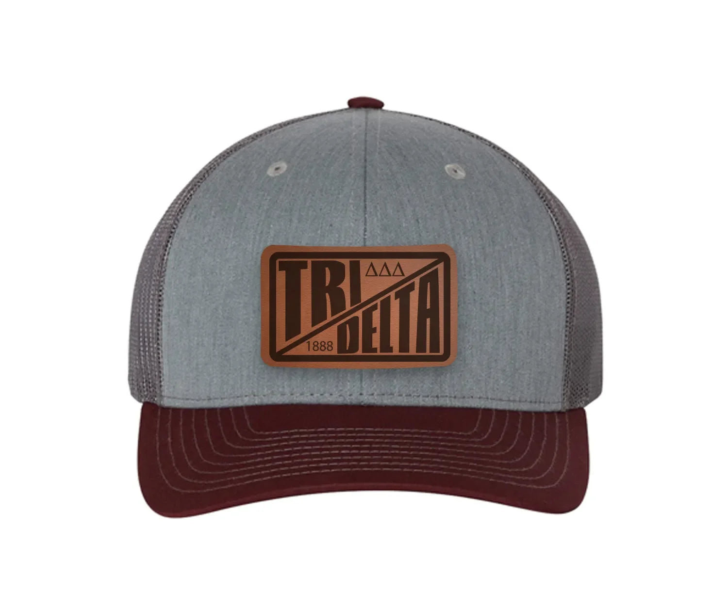 Tri Delta Richardson 112 Leatherette Patch Trucker Hat - Divide