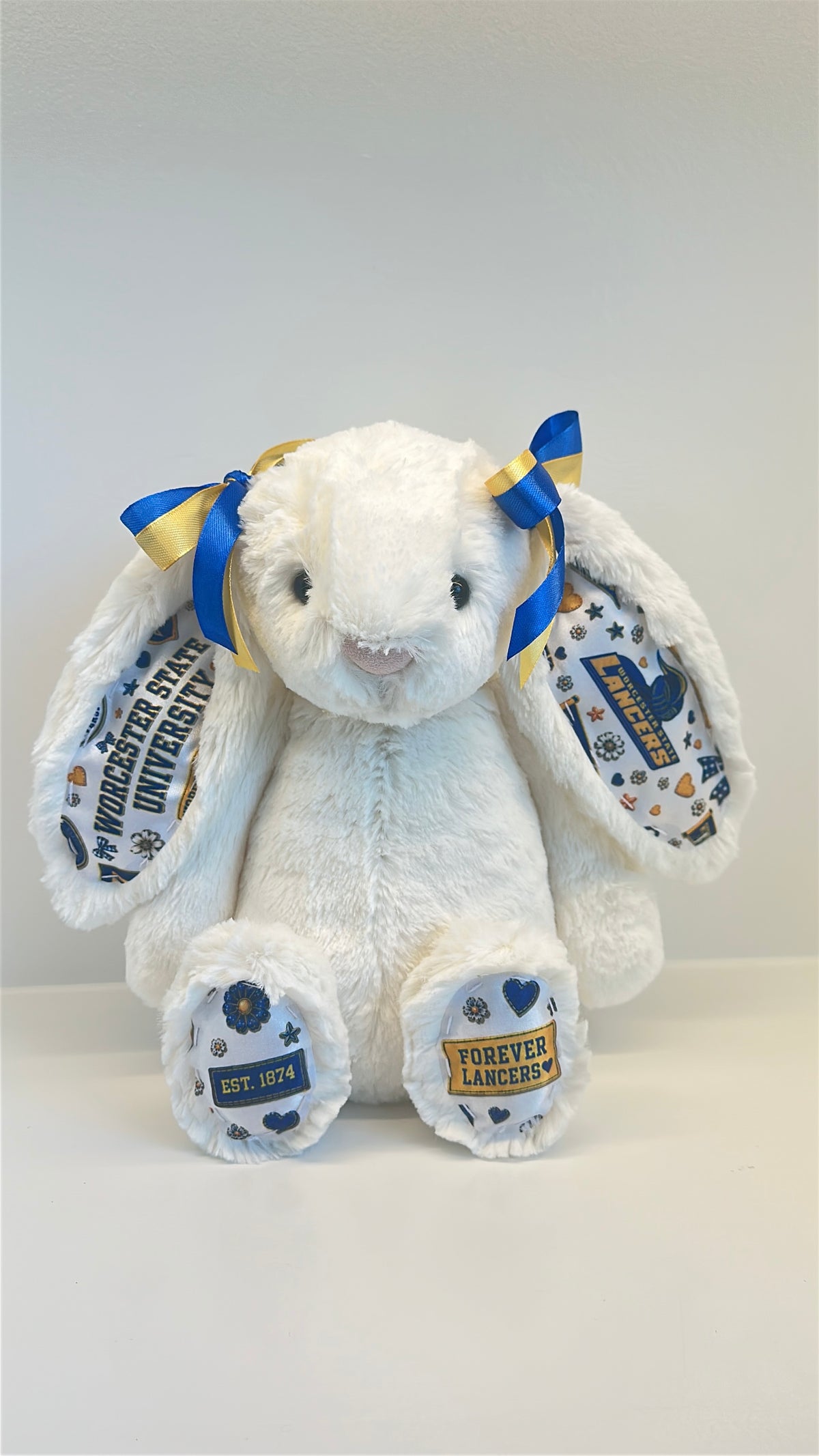 Worcester State University Fully Custom Jellycat Bunny
