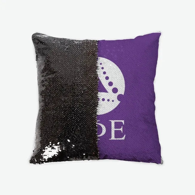 Delta Phi Epsilon Sequin Pillow Cover