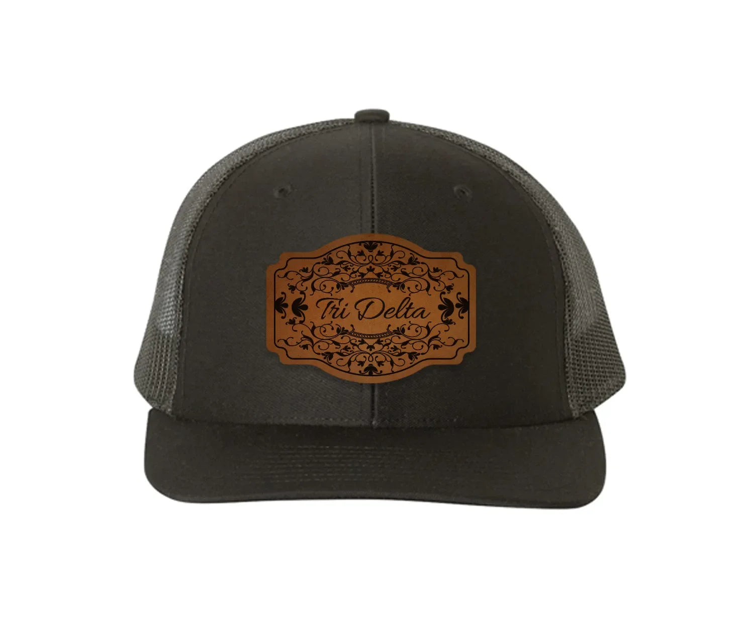 Tri Delta Richardson 112 Leatherette Patch Trucker Hat - Scroll